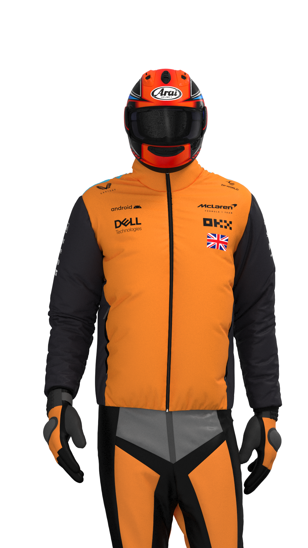 Mclaren F1 Jacket - Team 2024 - Orange * Black