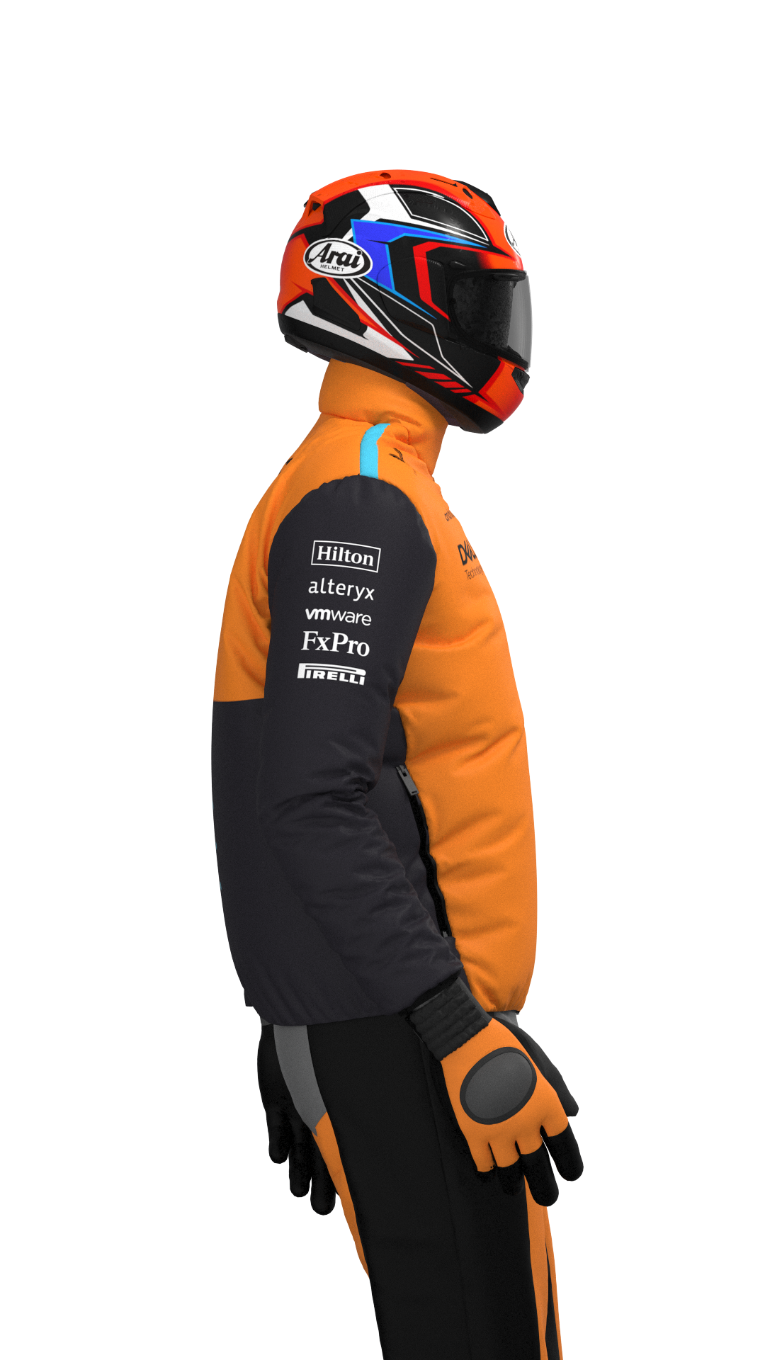 Mclaren F1 Jacket - Team 2024 - Orange * Black