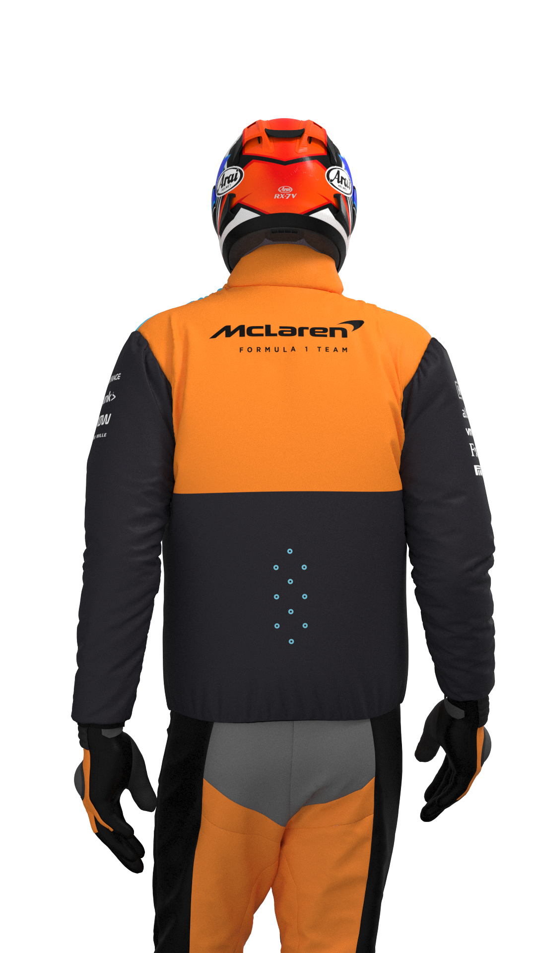 Mclaren F1 Jacket - Team 2024 - Orange * Black