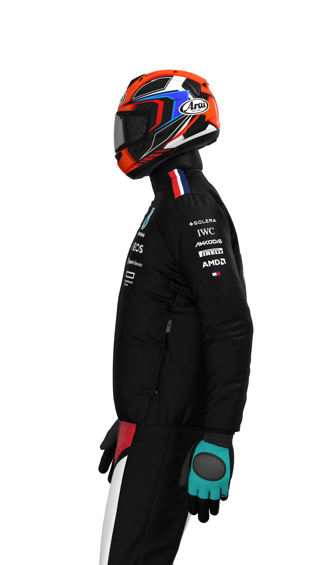 Mercedes F1 Jacket - Team 2024 - Black