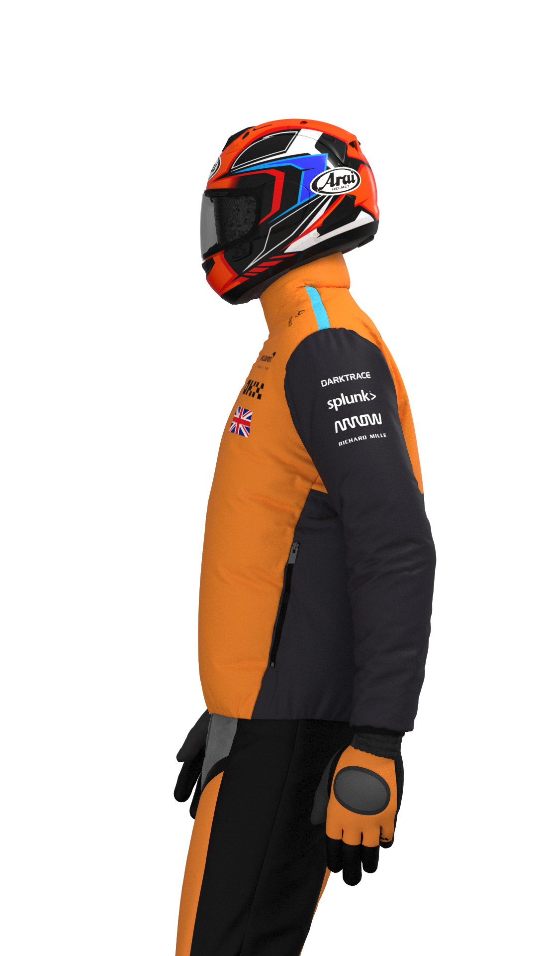 Mclaren F1 Jacket - Team 2024 - Orange * Black