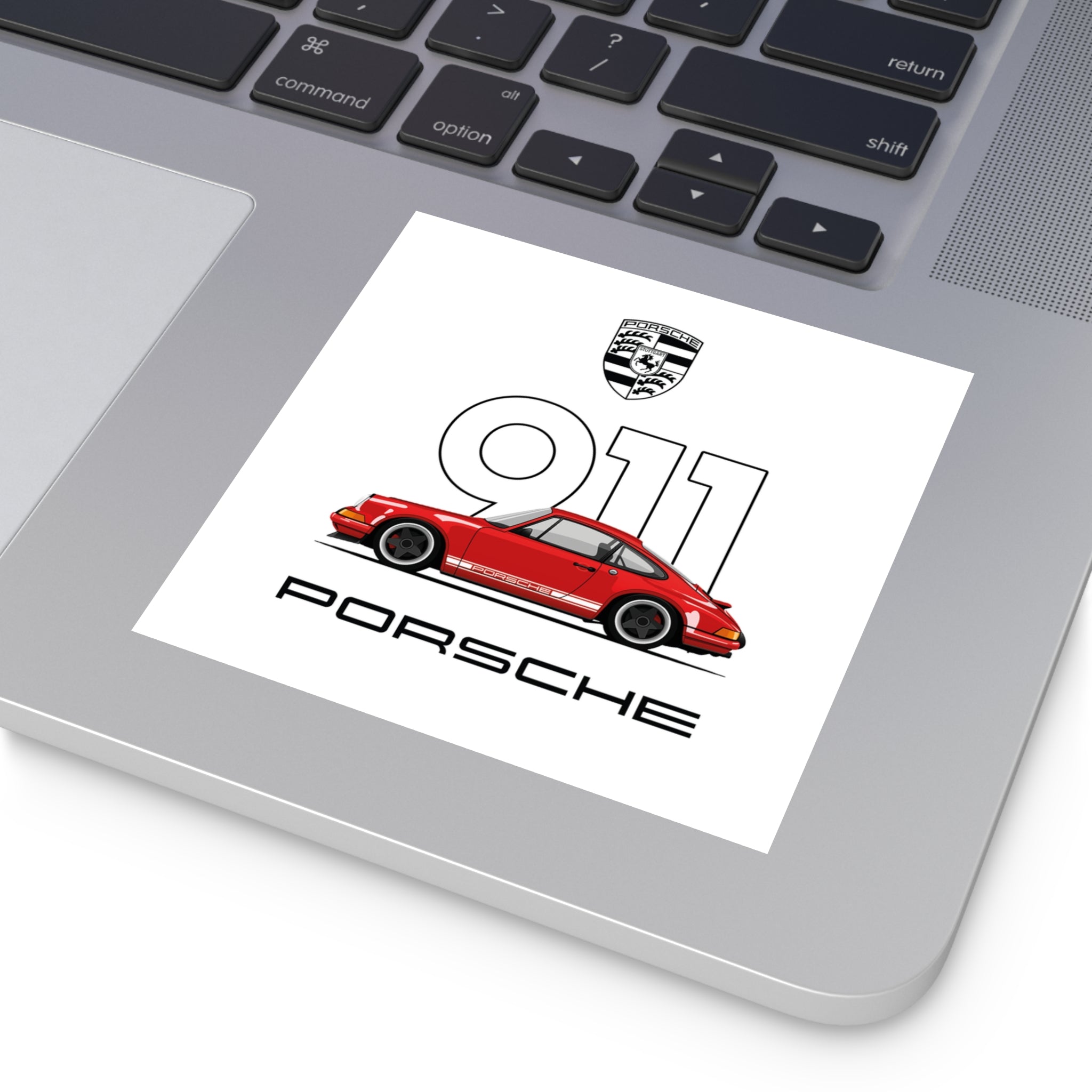 Porsche Square Stickers - 01PSTR04