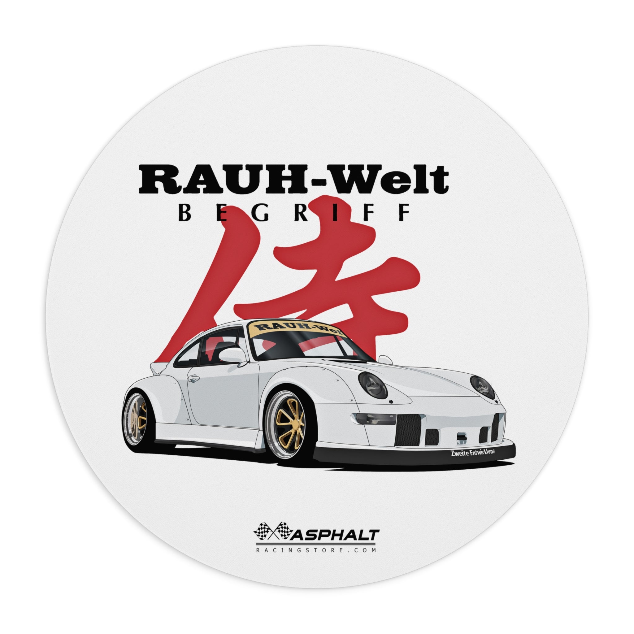 Porsche 911 RAUH - Welt - 03 Mouse Pad