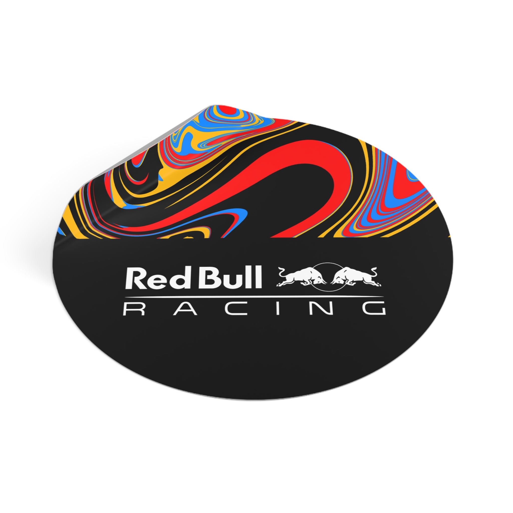 Red Bull Round Stickers - 0FRSTC03