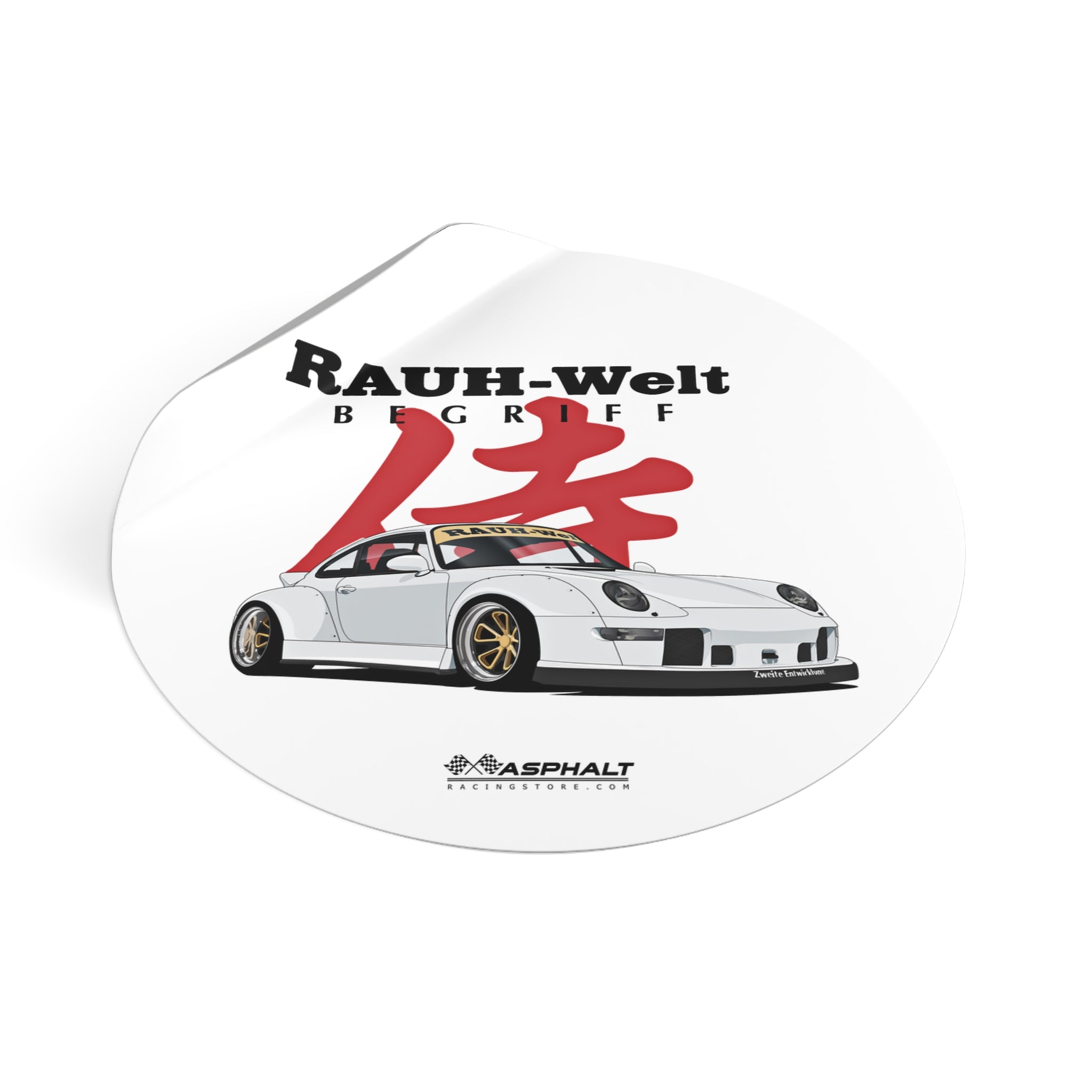 Porsche 911 RAUH - Welt - 03 R Stickers