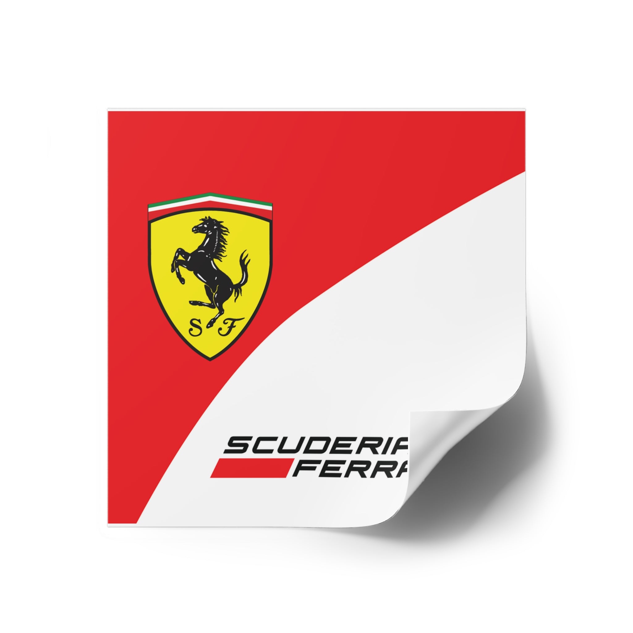 Ferrari Square Stickers - 02FSTR01