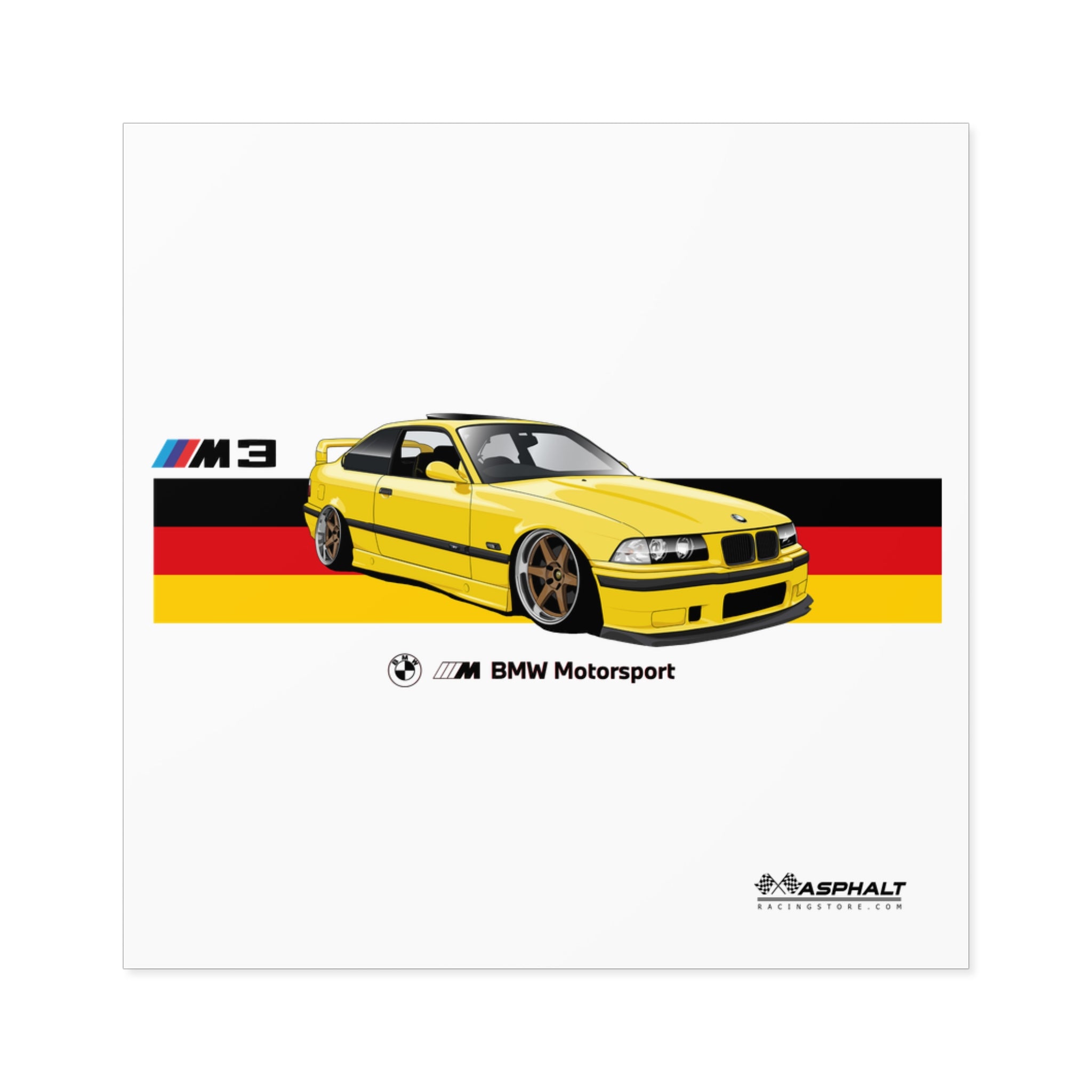 BMW E 36 - 02 Stickers