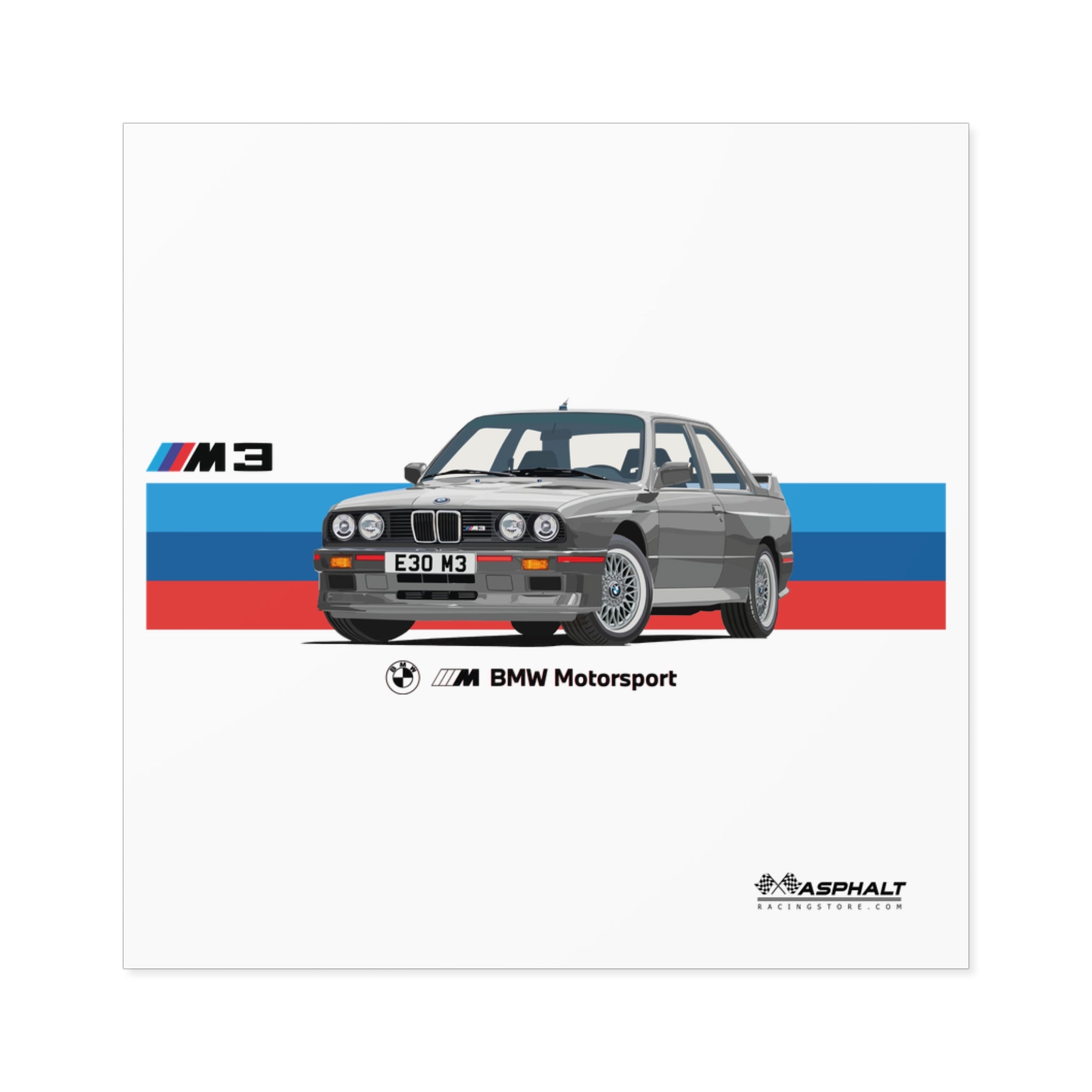 BMW E 30 - 02 Stickers