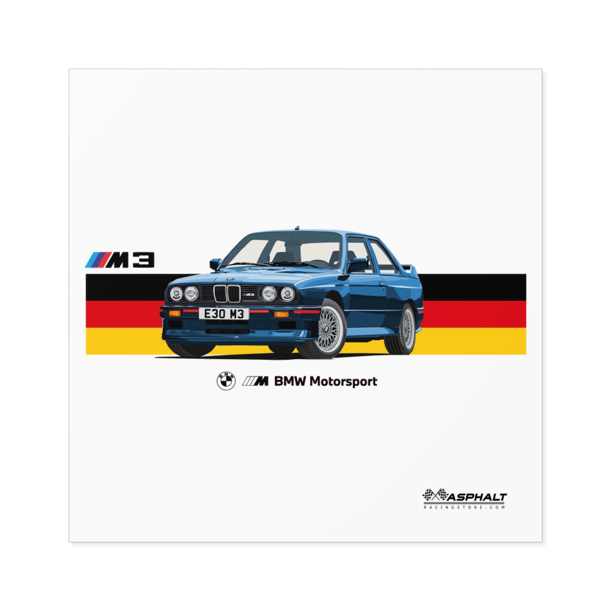 BMW E 30 - 01 Stickers