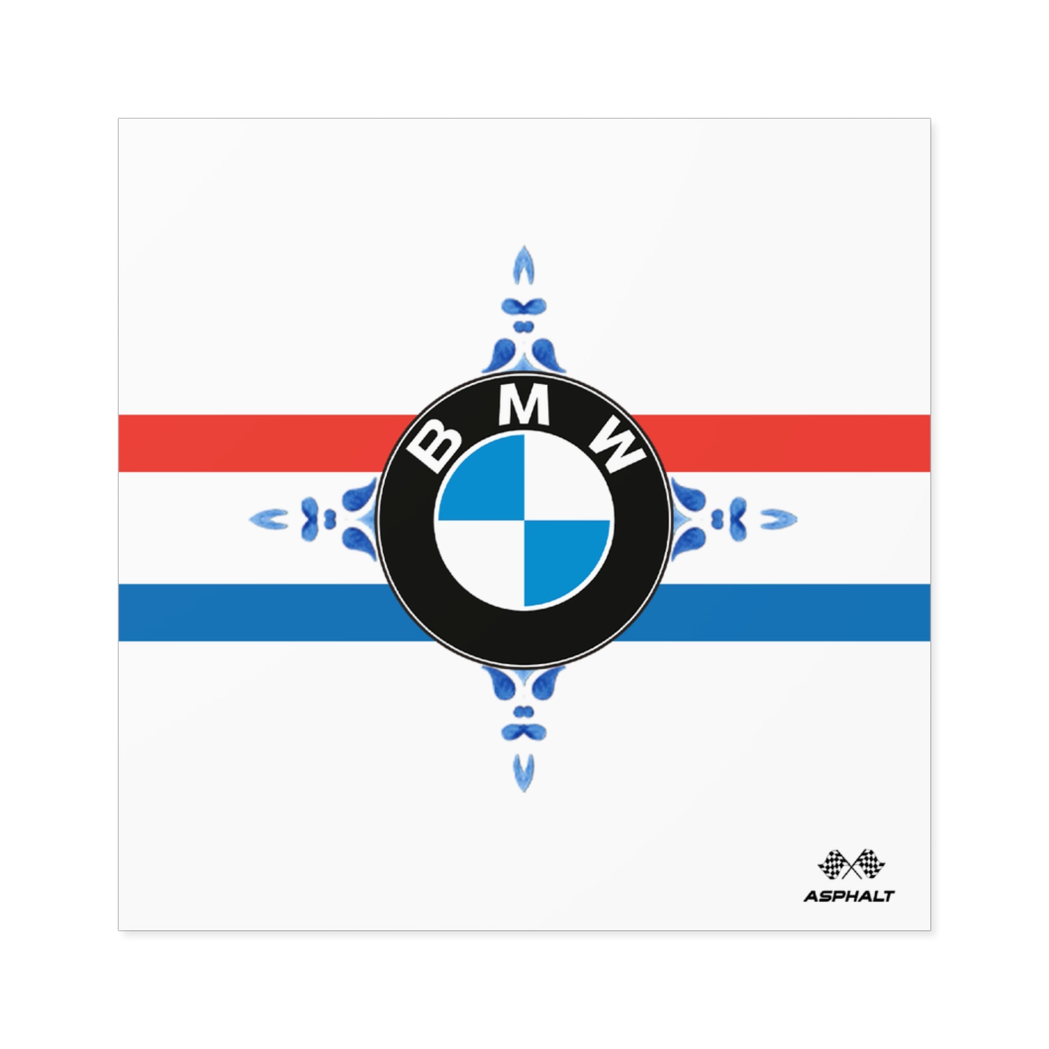 BMW Square Stickers - 01BSTR013