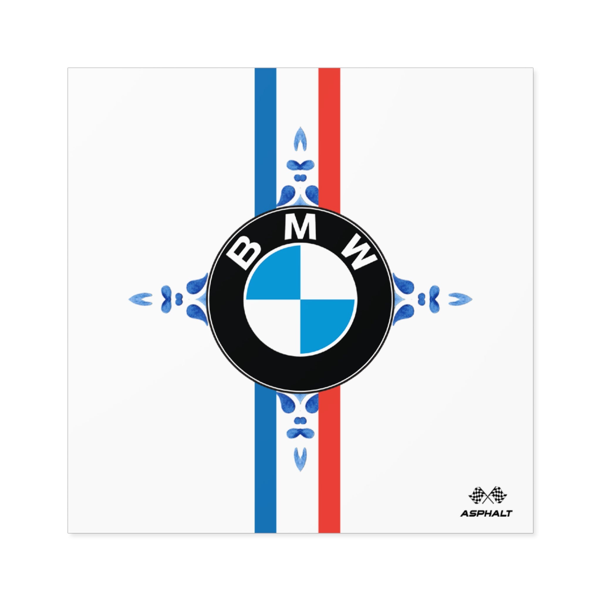 BMW Square Stickers - 01BSTR012