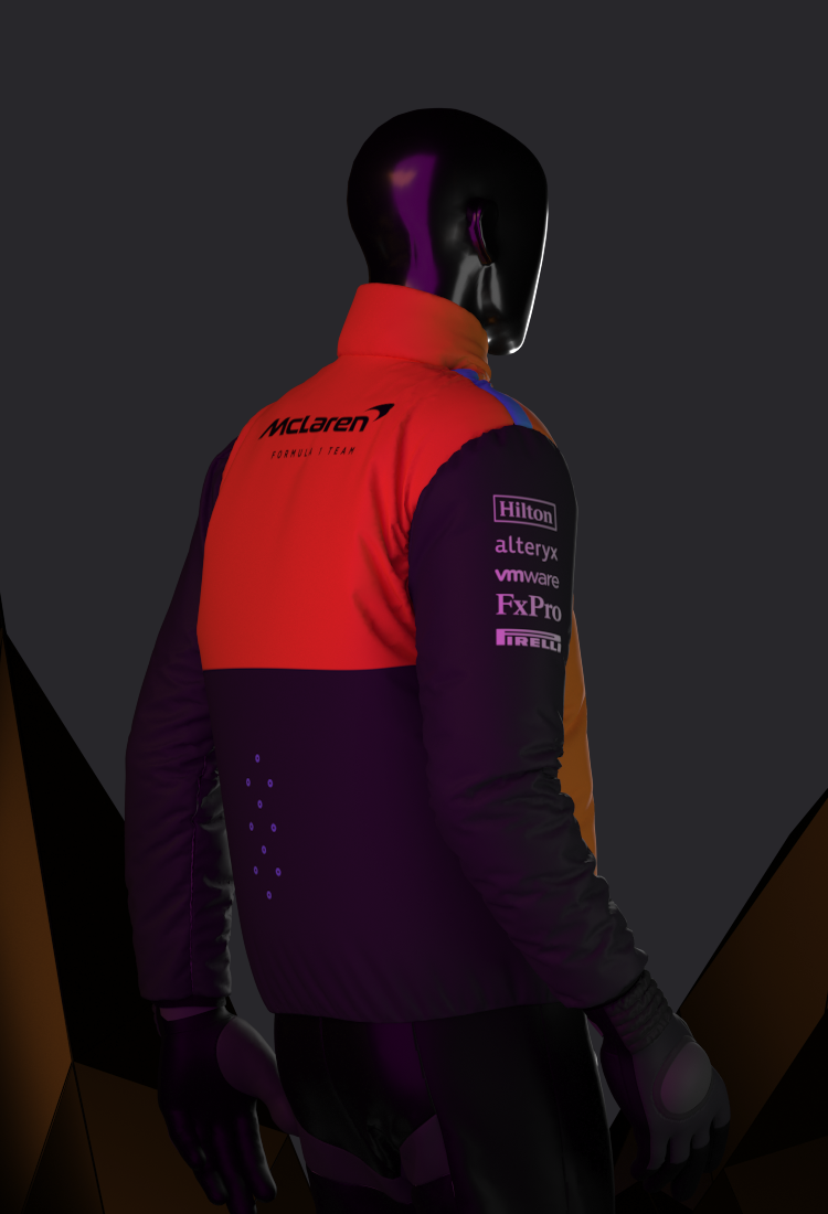 Mclaren F1 Jacket - Team 2024 - Orange * Black