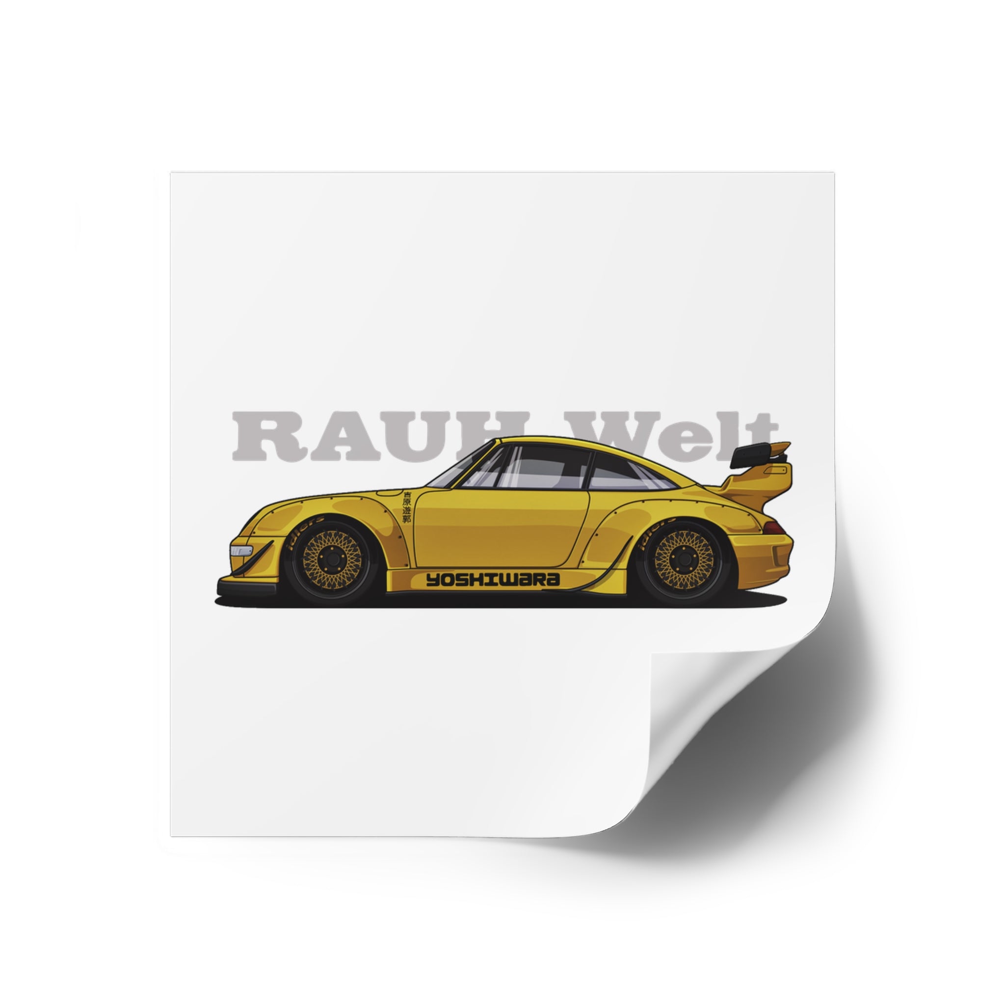 Porsche 911 RAUH - Welt - 05 Stickers