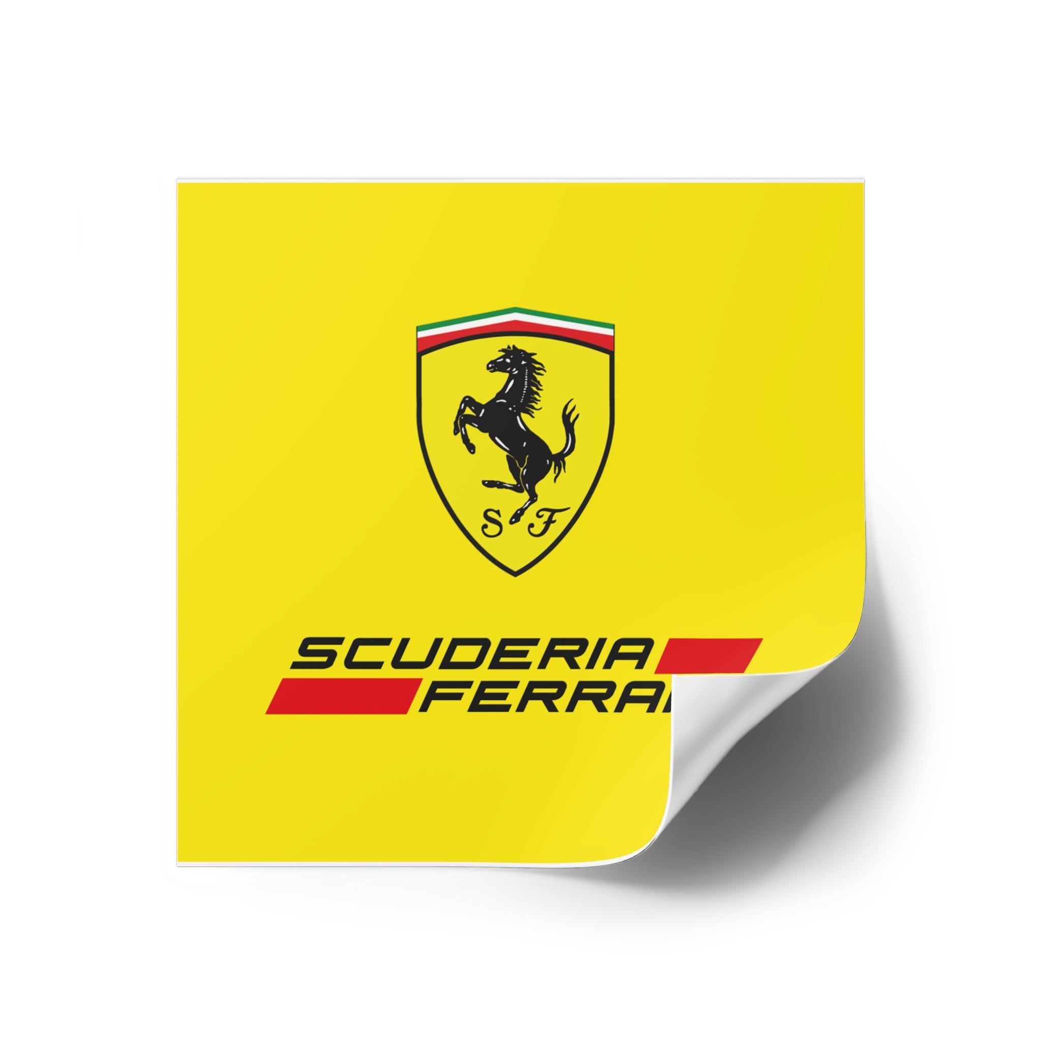 Ferrari Square Stickers - 02FSTR03