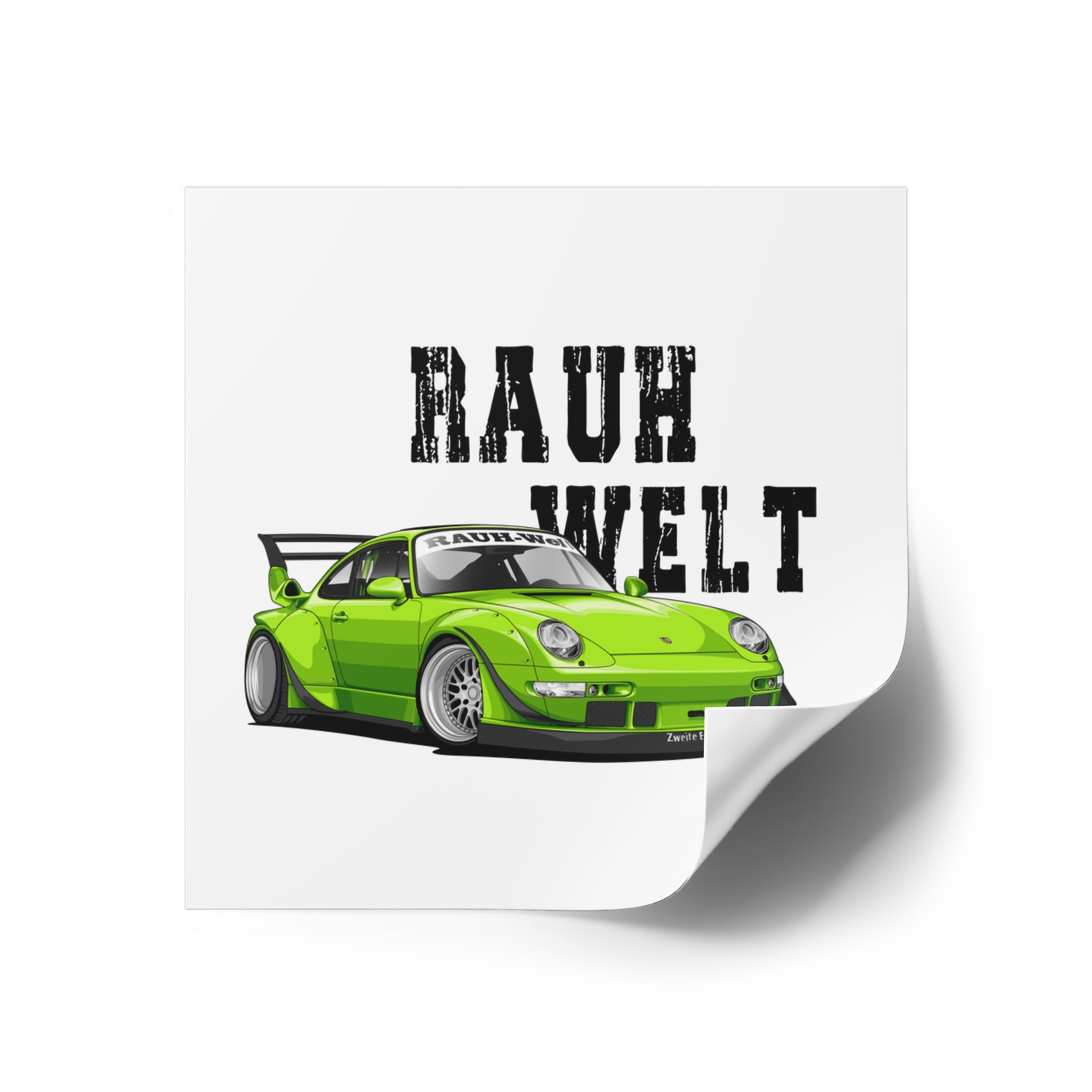 Porsche 911 RAUH - Welt - 02 Stickers