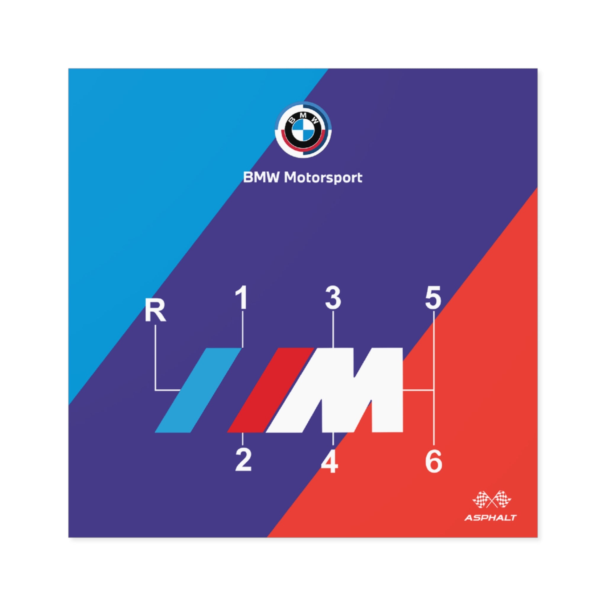 BMW Square Stickers - 01BSTR010