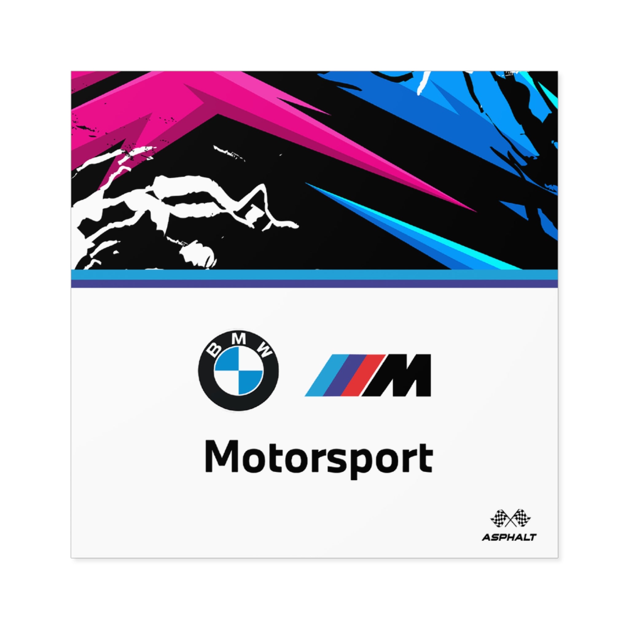 BMW Square Stickers - 01BSTR017