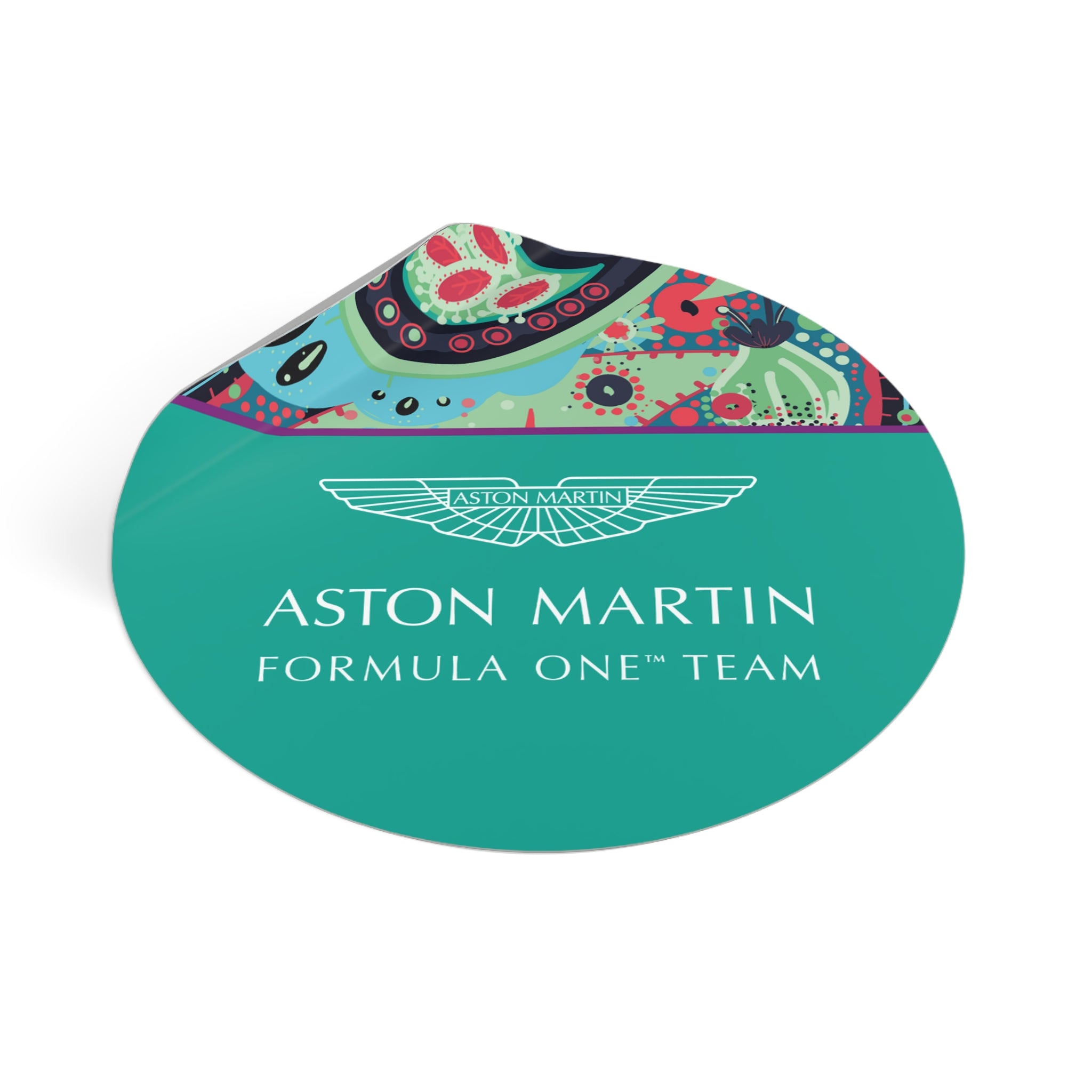 Aston Martin Round Stickers - 03ASTC01