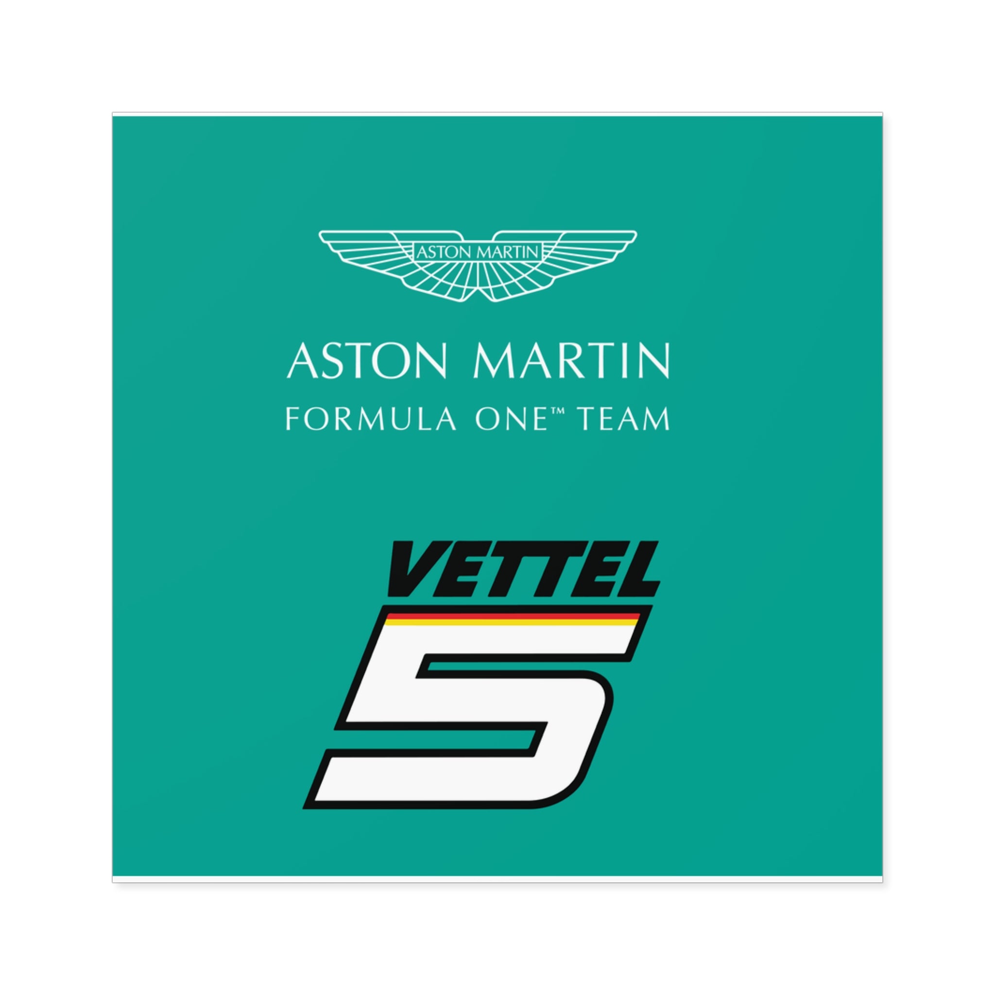 Aston Martin Square Stickers - 03ASTR04