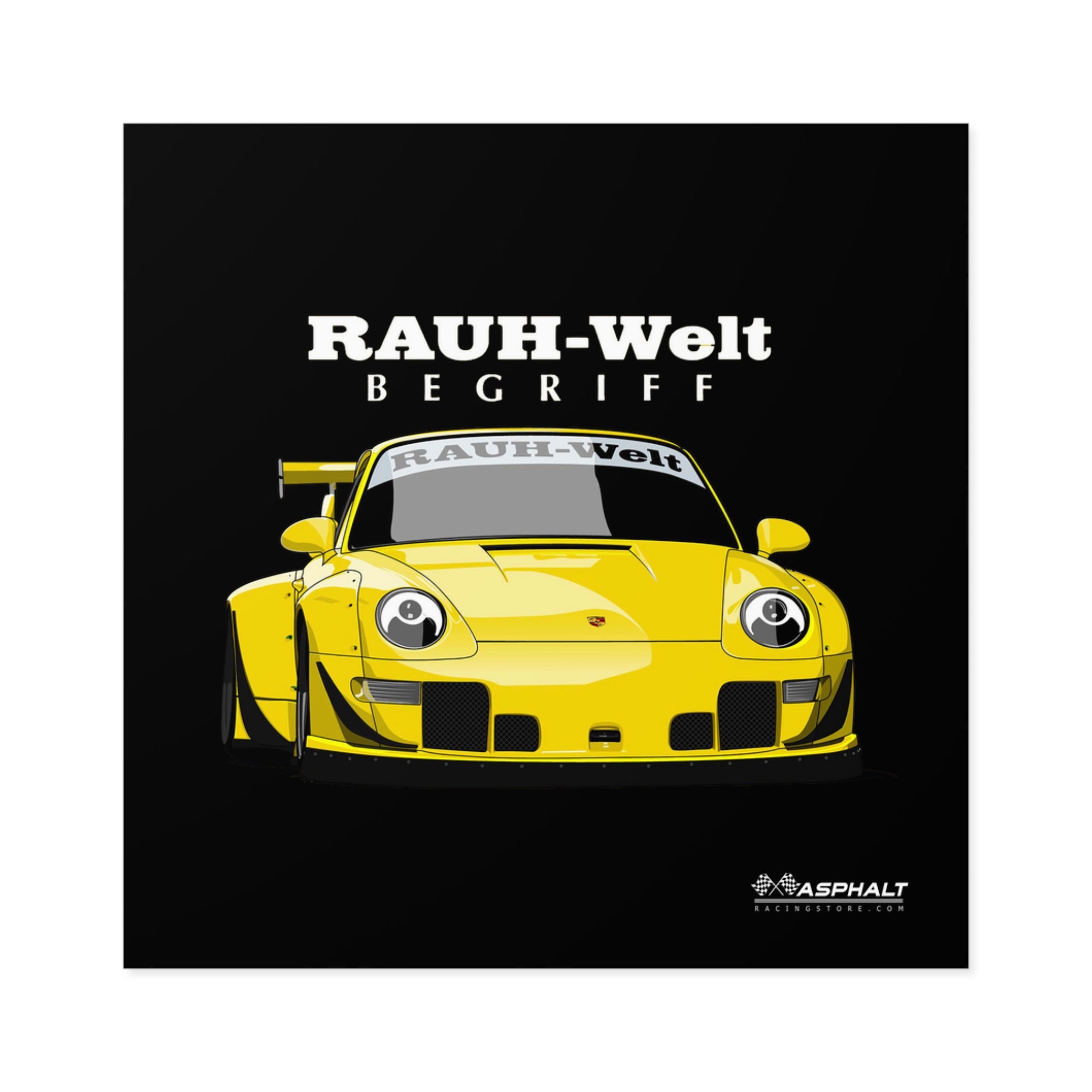 Porsche 911 RAUH - Welt - 06 Stickers