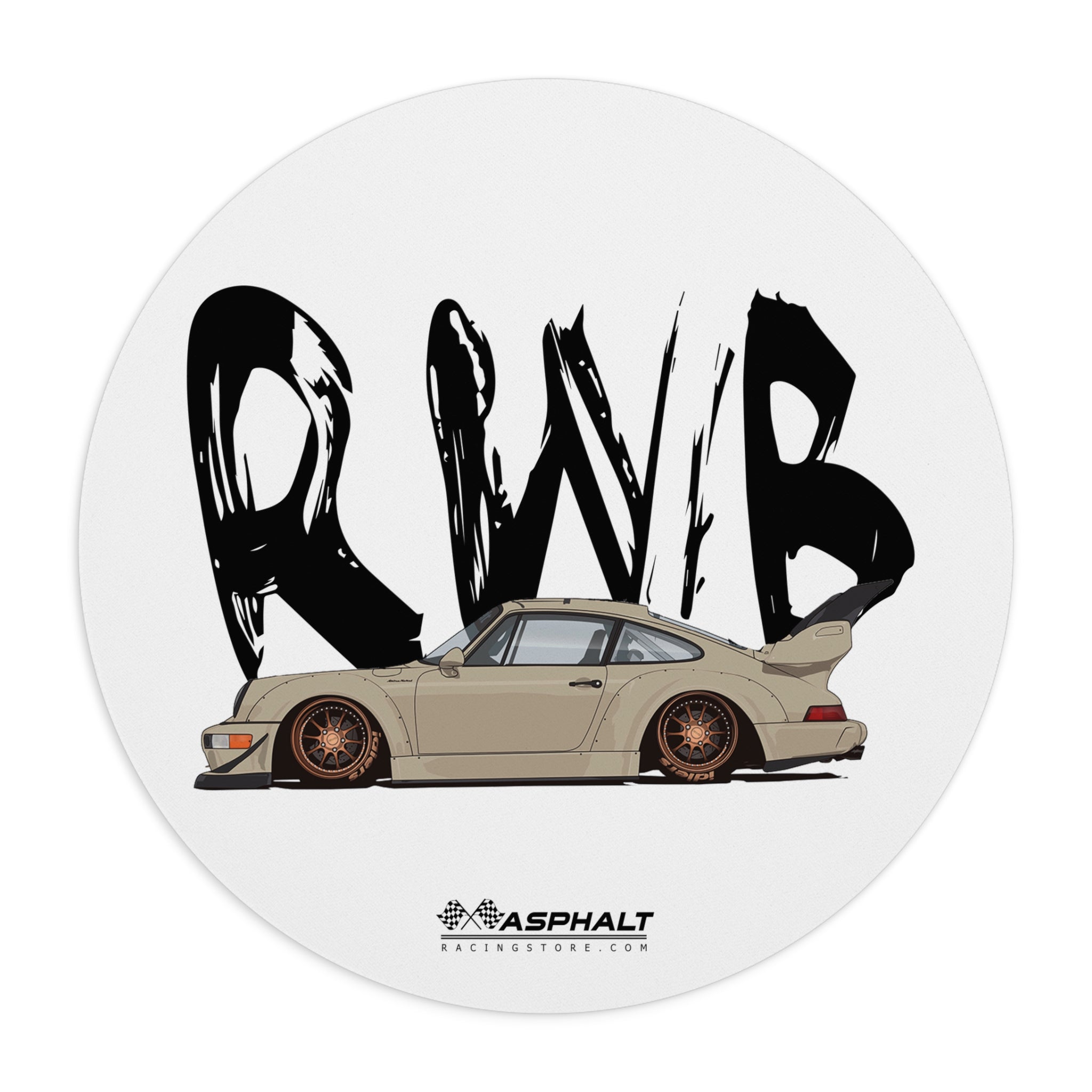 Porsche 911 RWB - 01 Mouse Pad