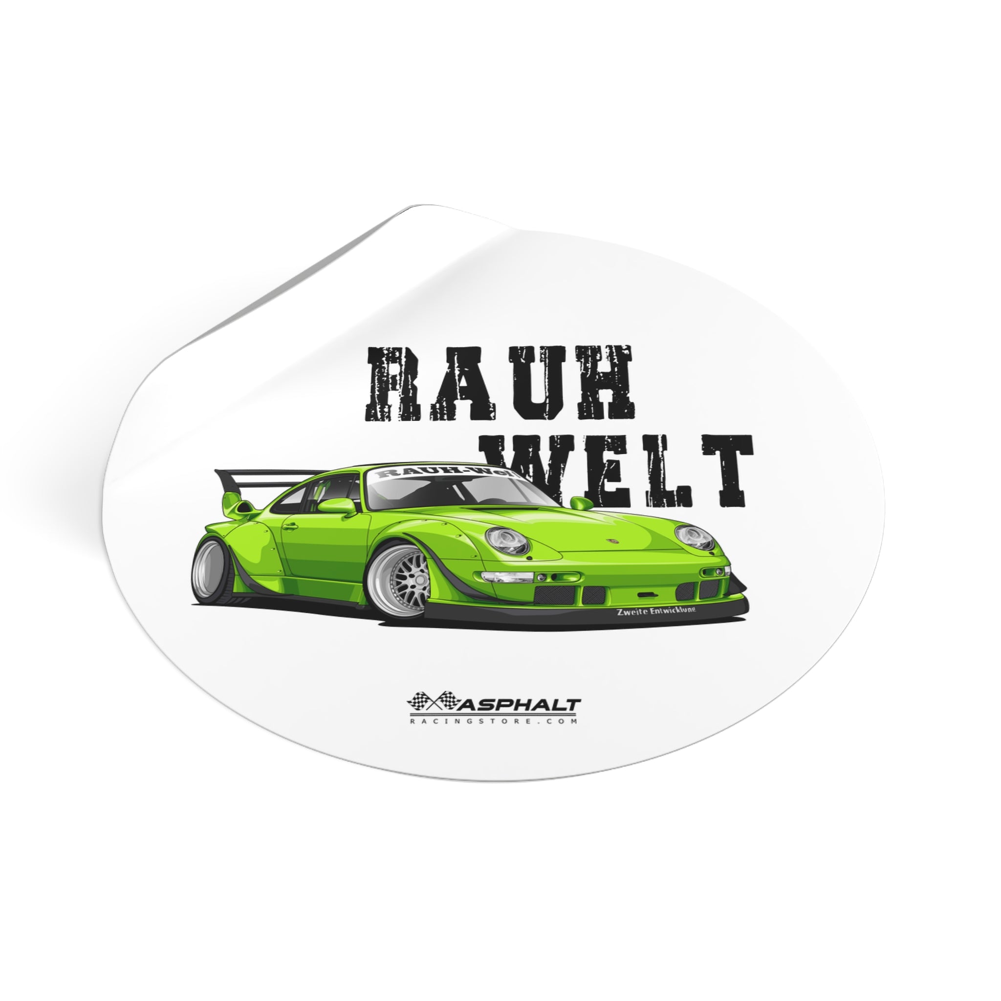 Porsche 911 RAUH - Welt - 02 R Stickers