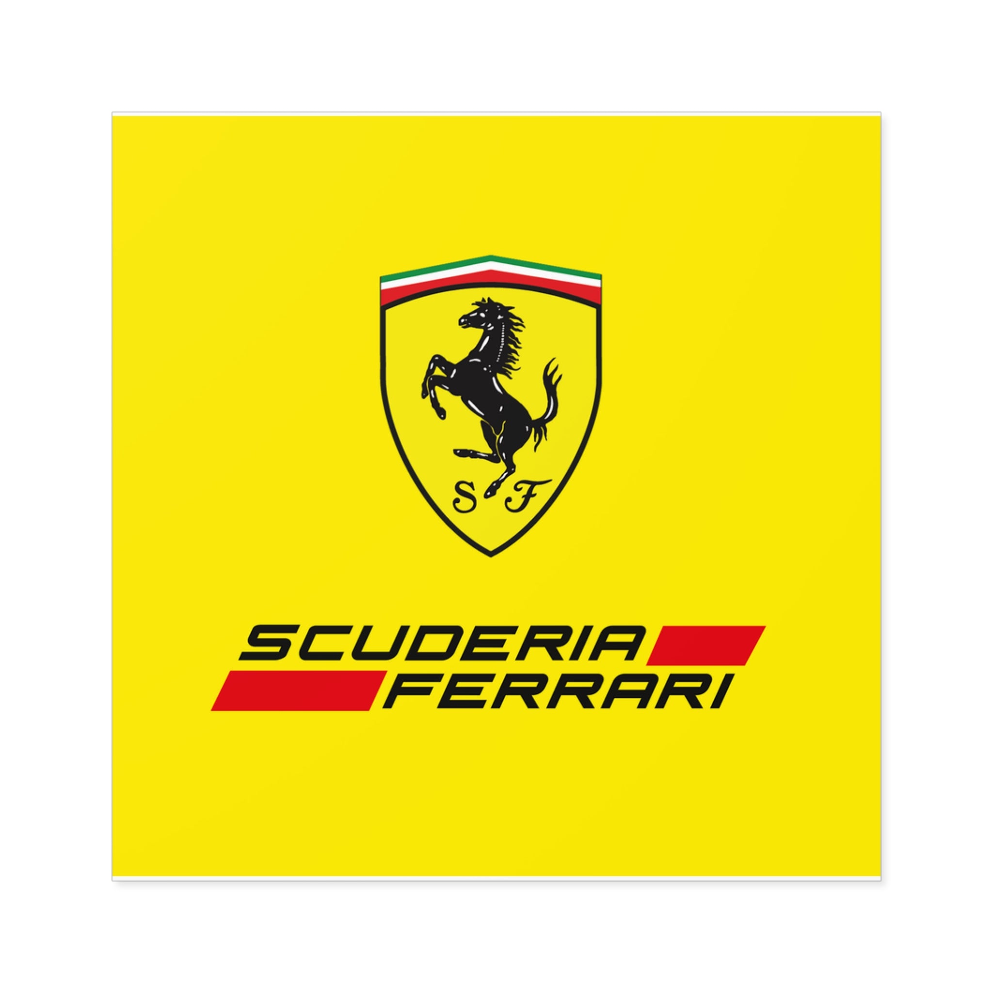 Ferrari Square Stickers - 02FSTR03