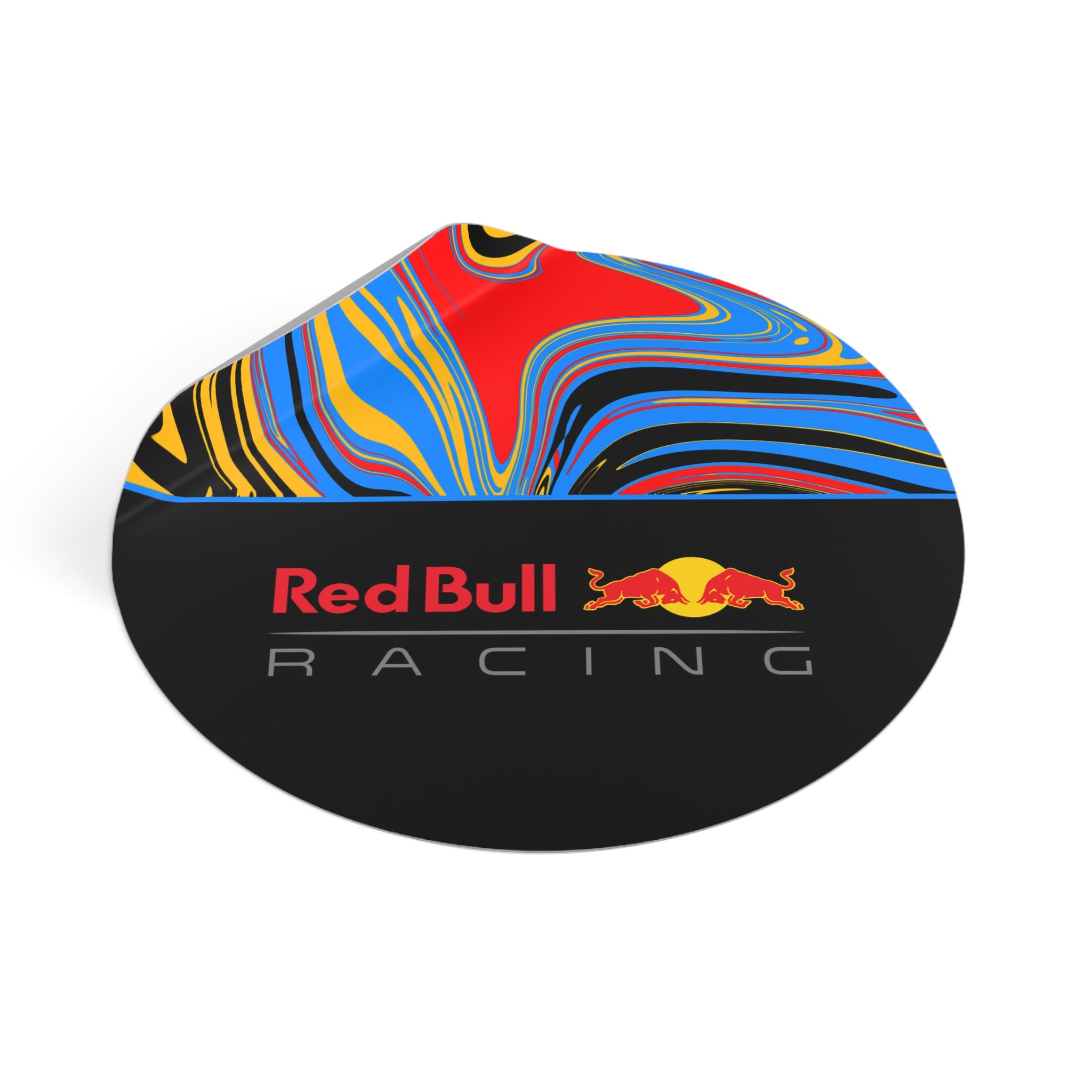 Red Bull Round Stickers - 0FRSTC01