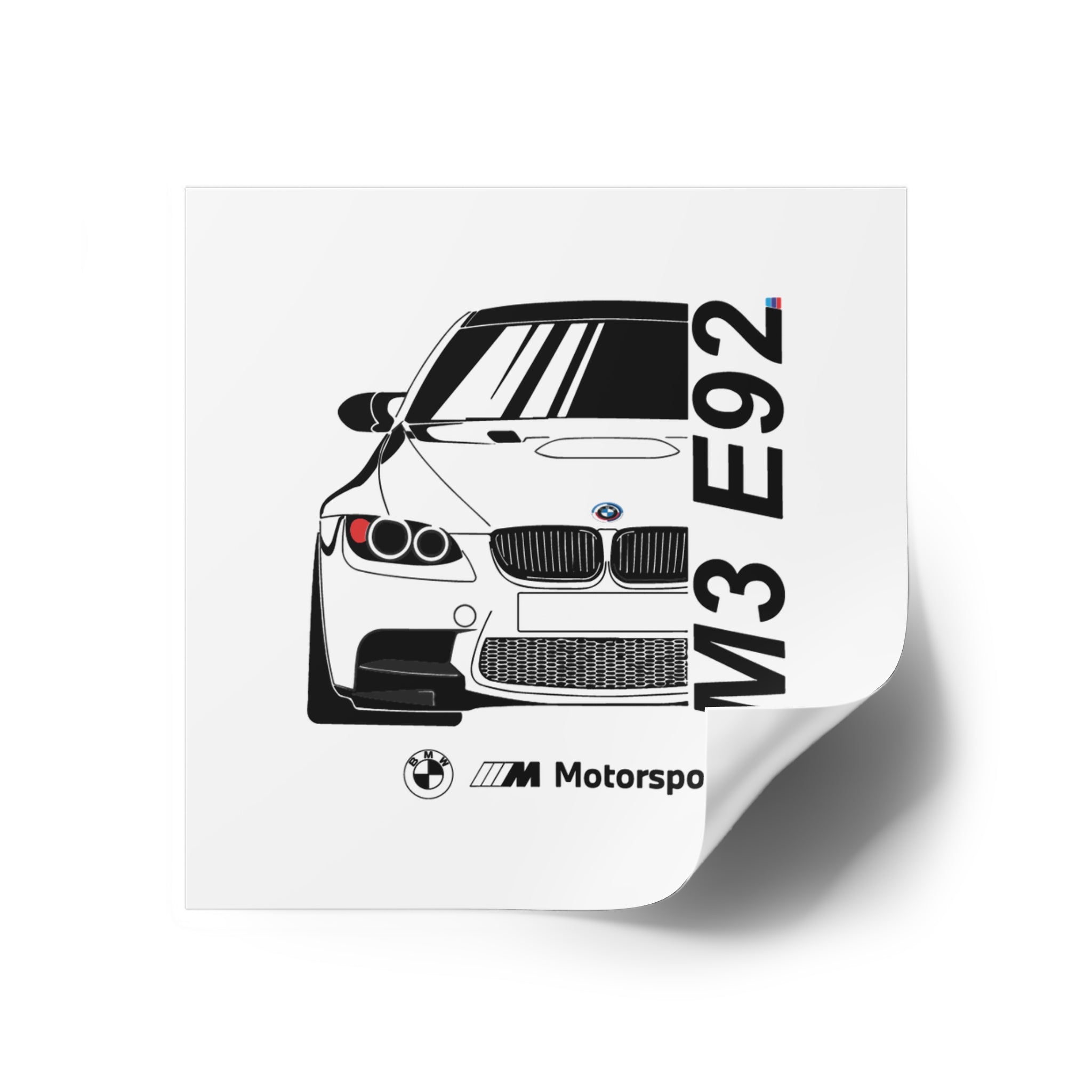 BMW E 92 - 01 Stickers