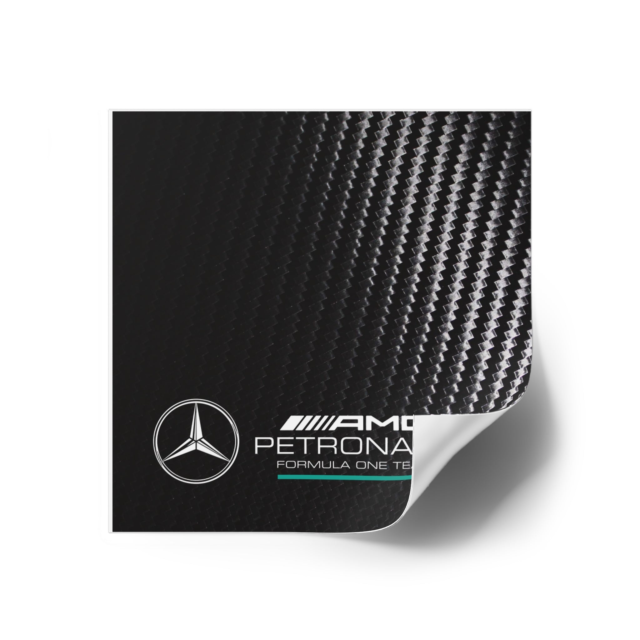 Mercedes Square Stickers - 01MSTR06