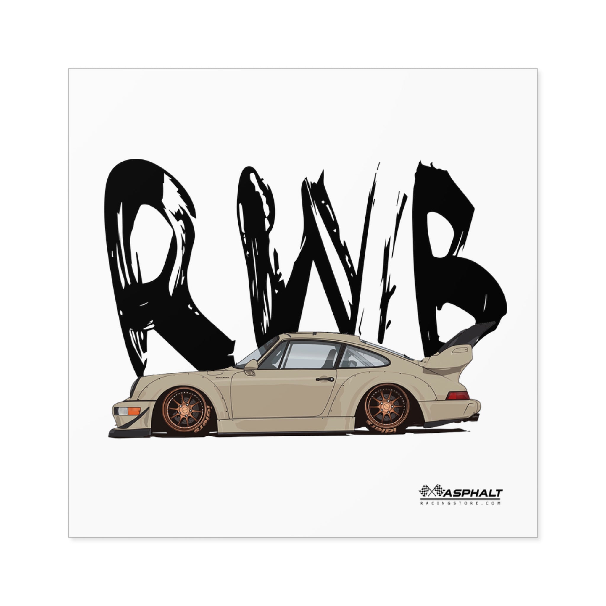 Porsche 911 RWB - 01 Stickers