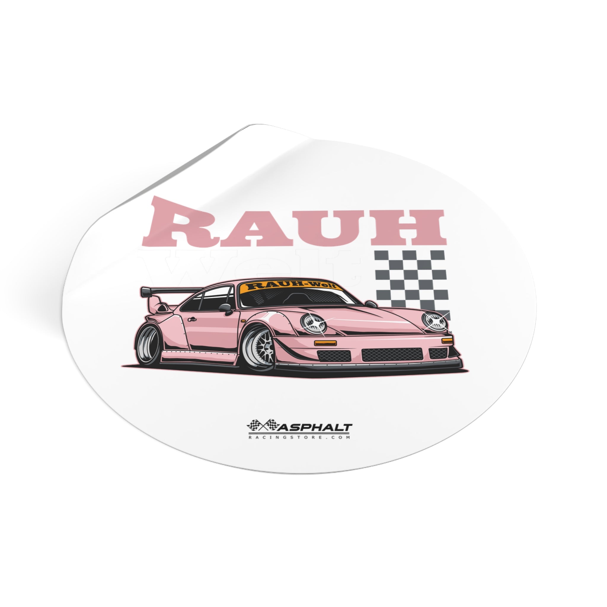 Porsche 911 RAUH - Welt - 01 R Stickers