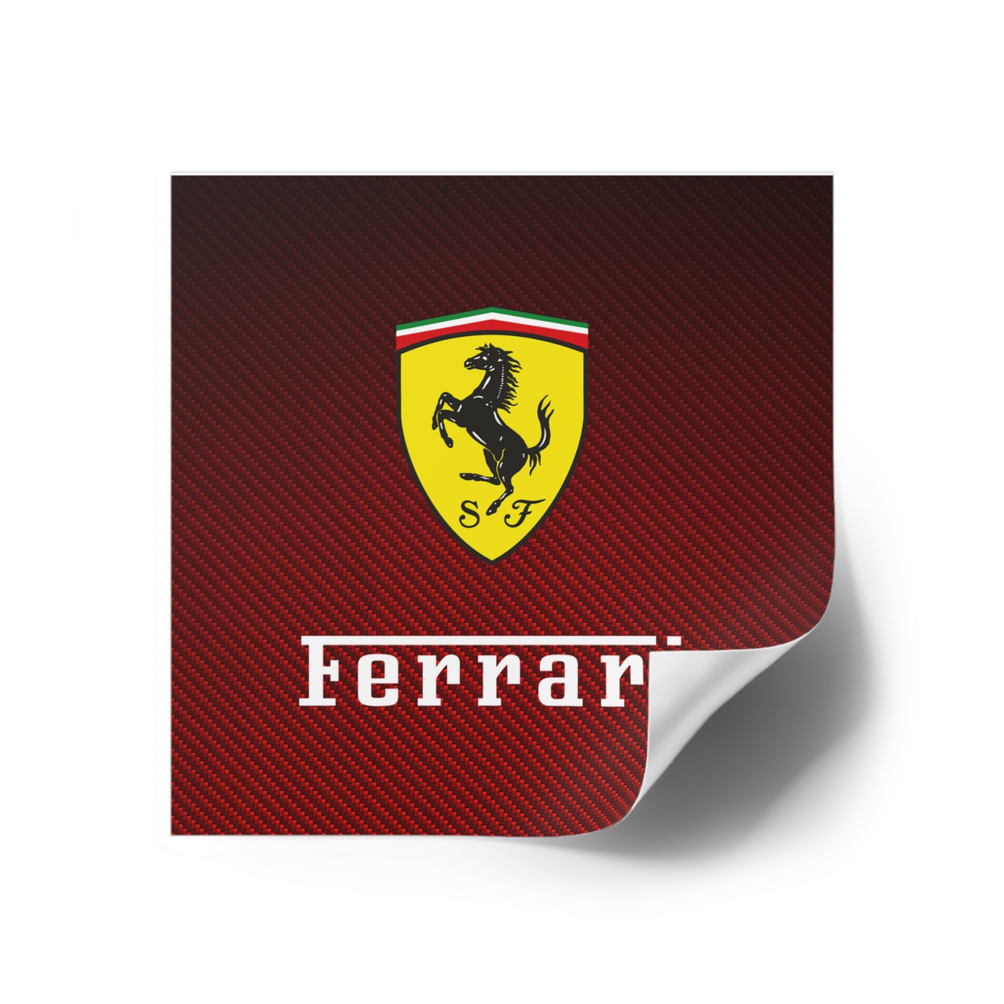 Ferrari Square Stickers - 02FSTR05