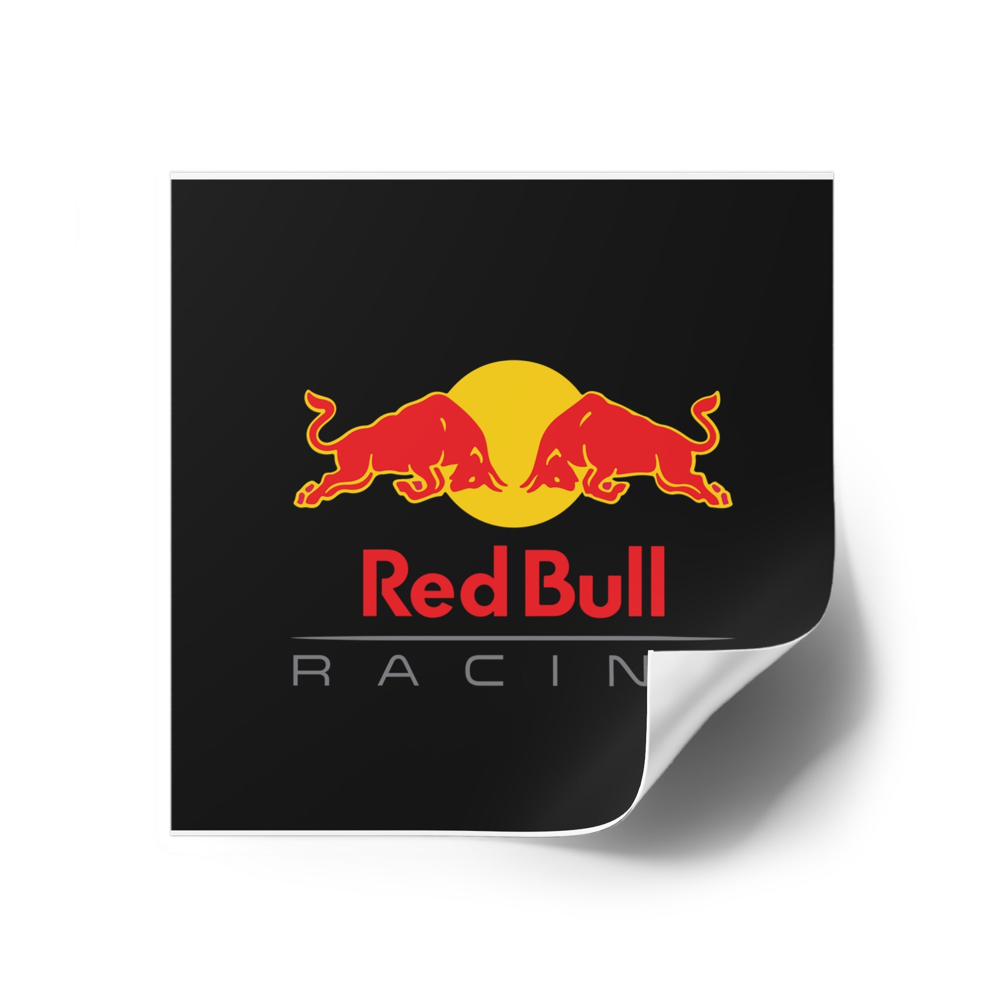 Red Bull Square Stickers - 0FRSTR07