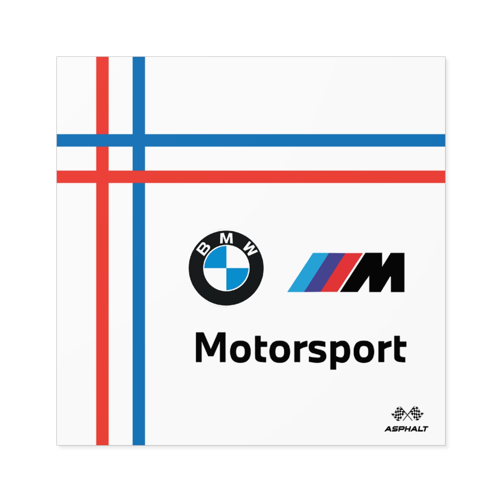 BMW Square Stickers - 01BSTR014