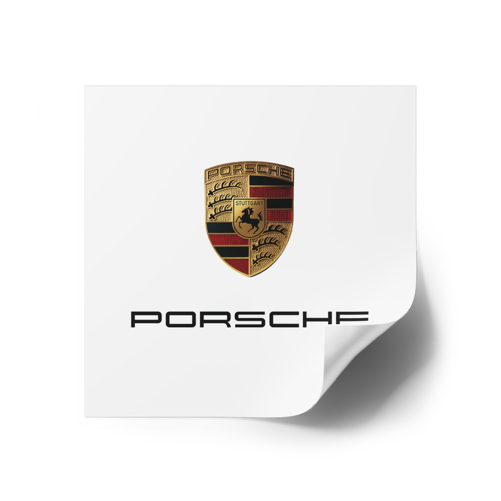 Porsche Square Stickers - 01PSTR02