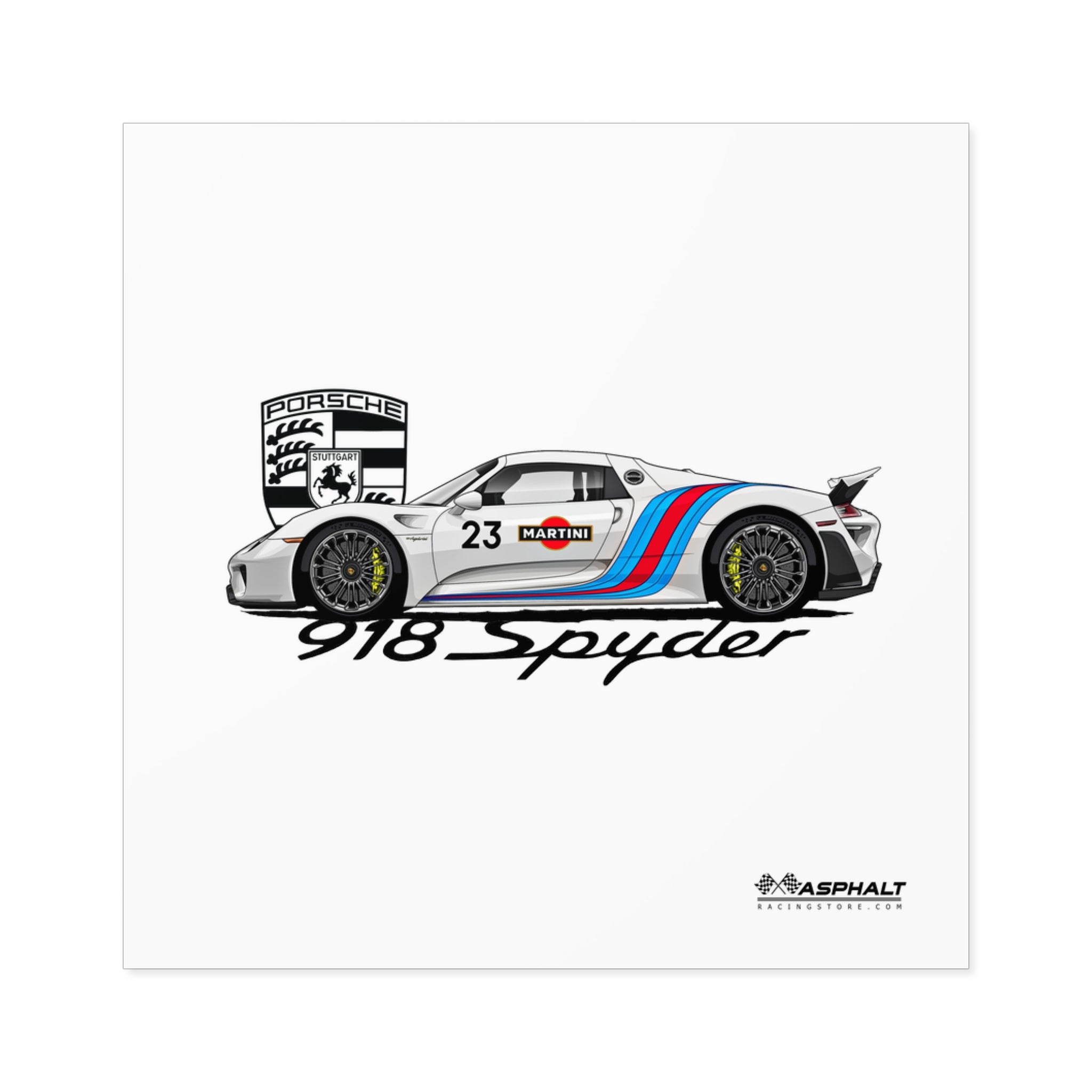 Porsche 918-01 Stickers