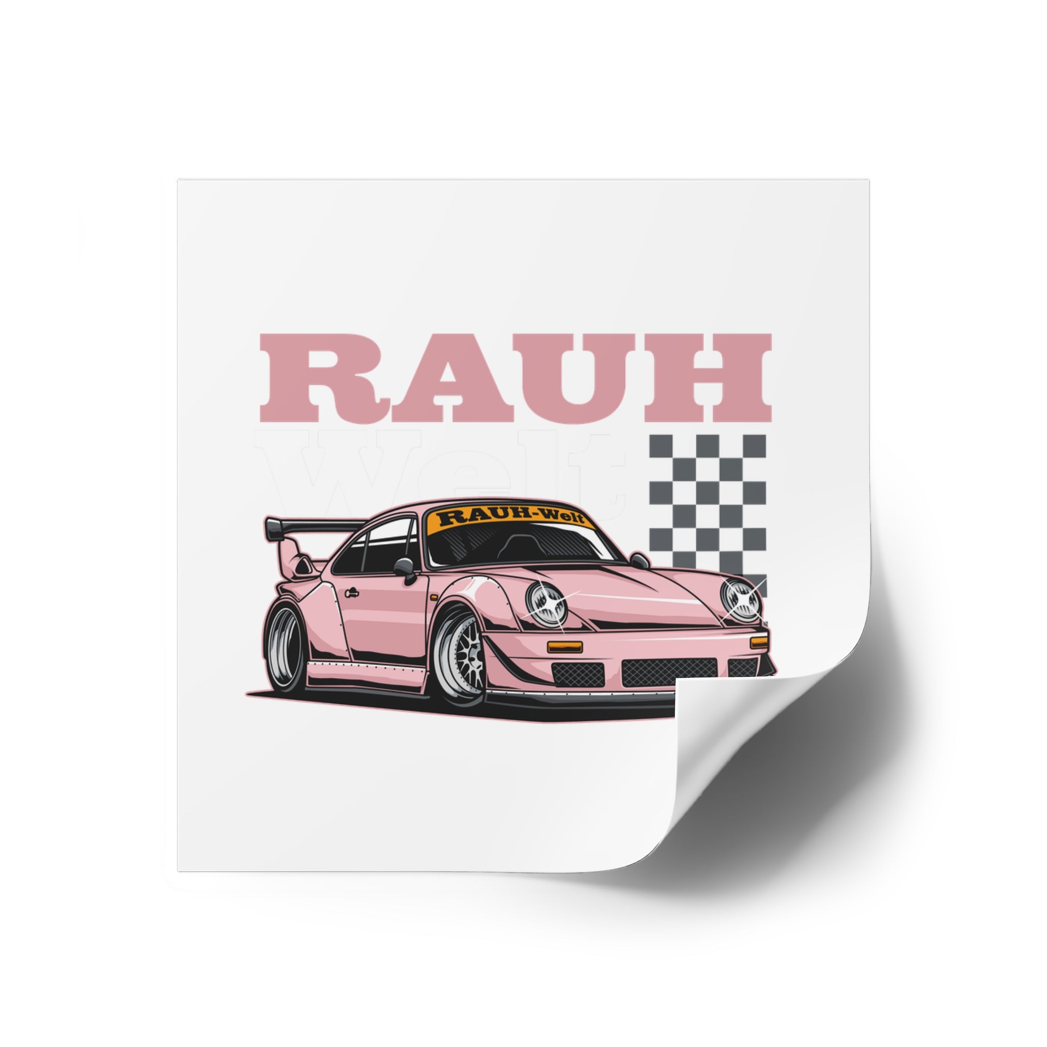 Porsche 911 RAUH - Welt - 01 Stickers