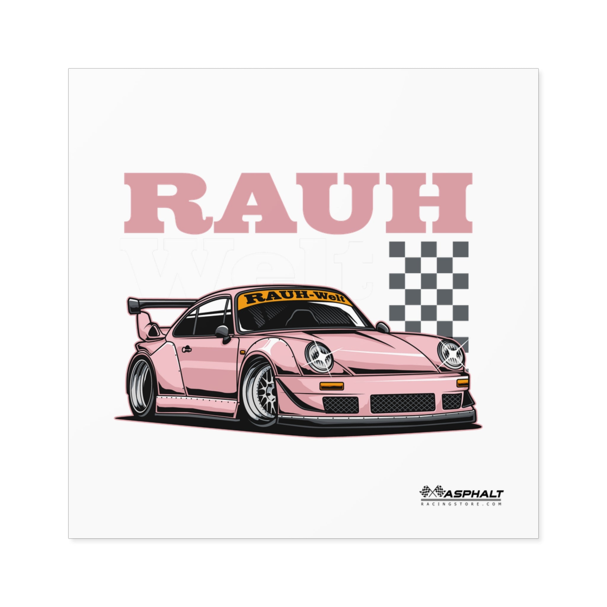 Porsche 911 RAUH - Welt - 01 Stickers