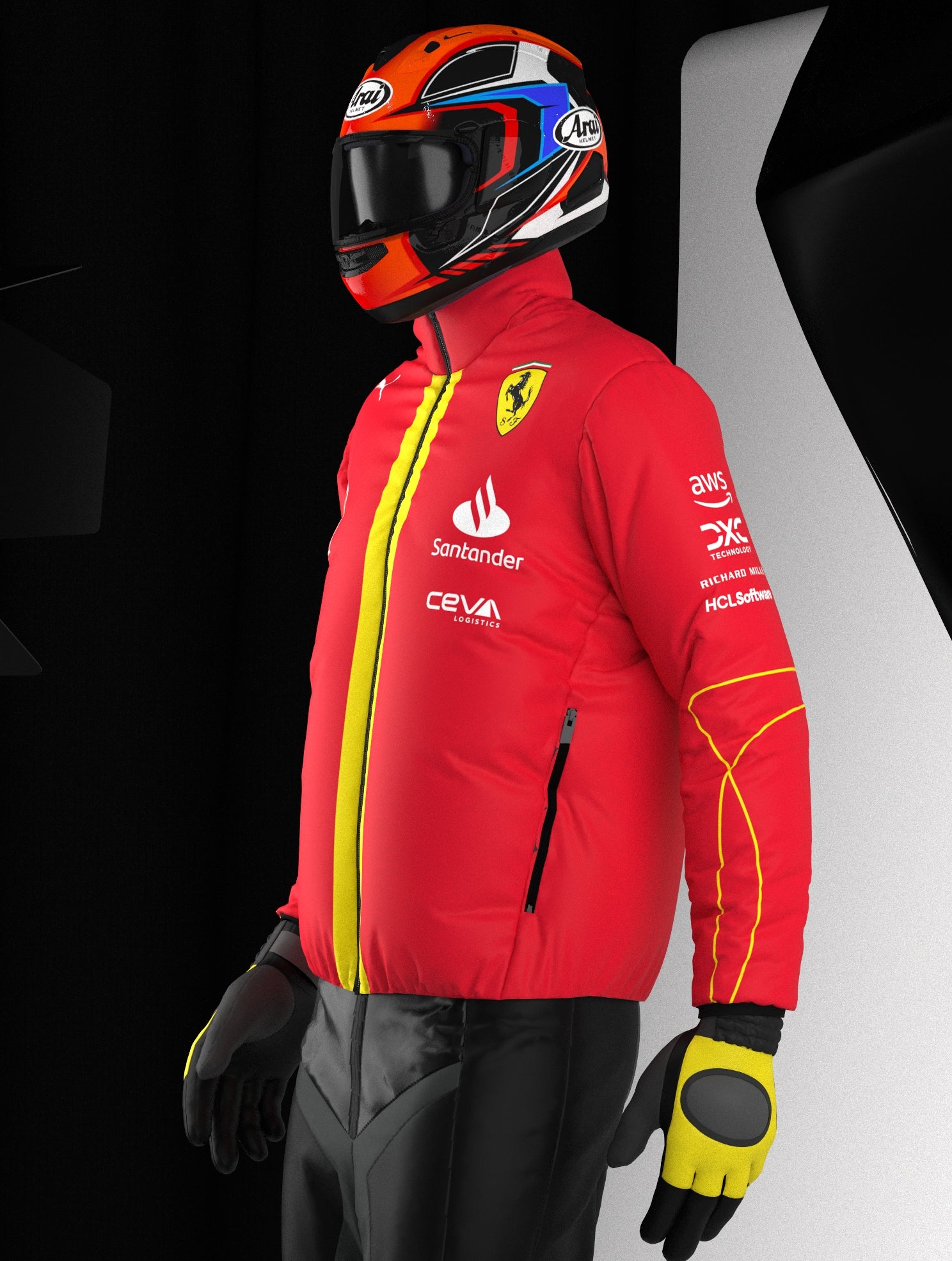 Ferrari Jacket F1 Team 2024 - Red