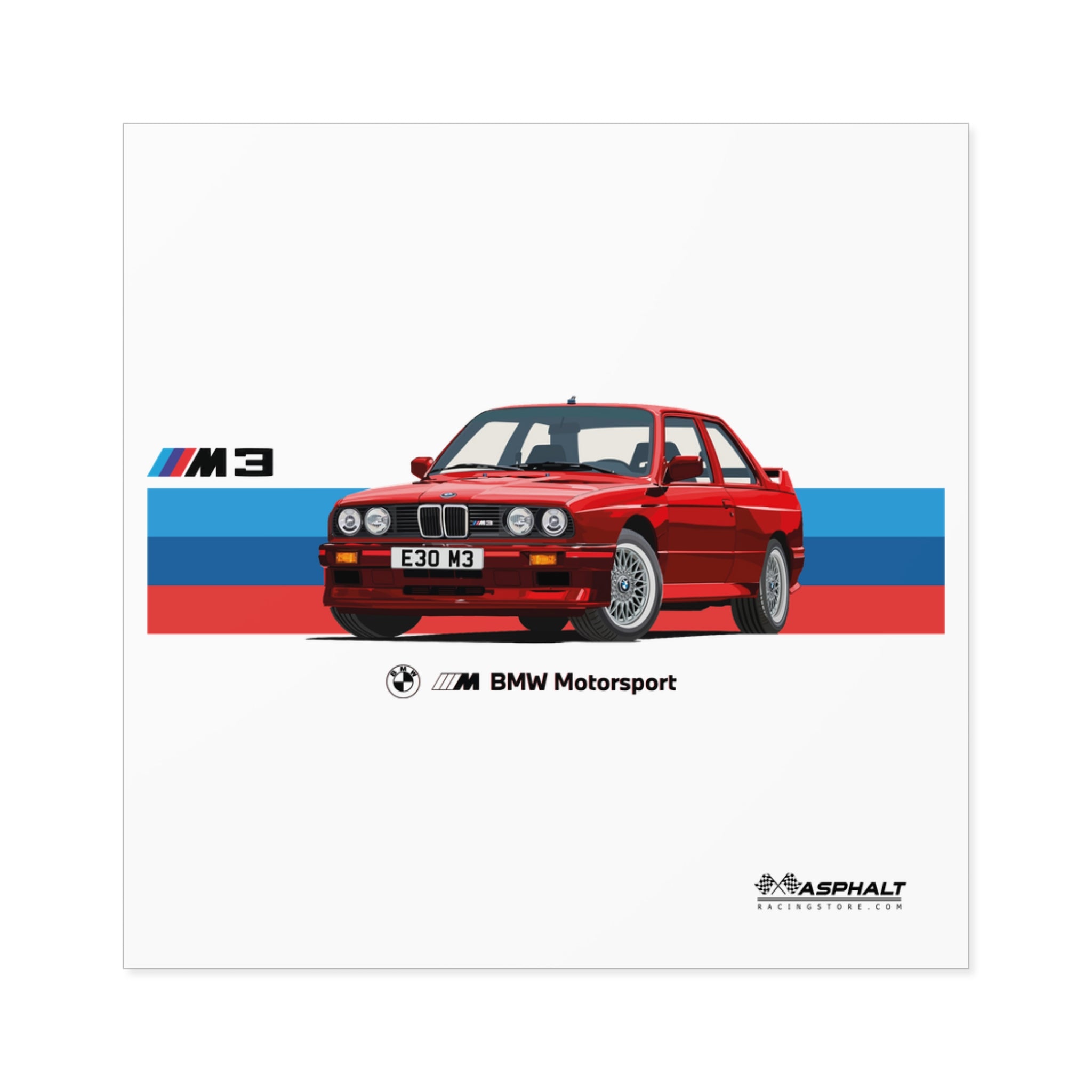 BMW E 30 - 04 Stickers