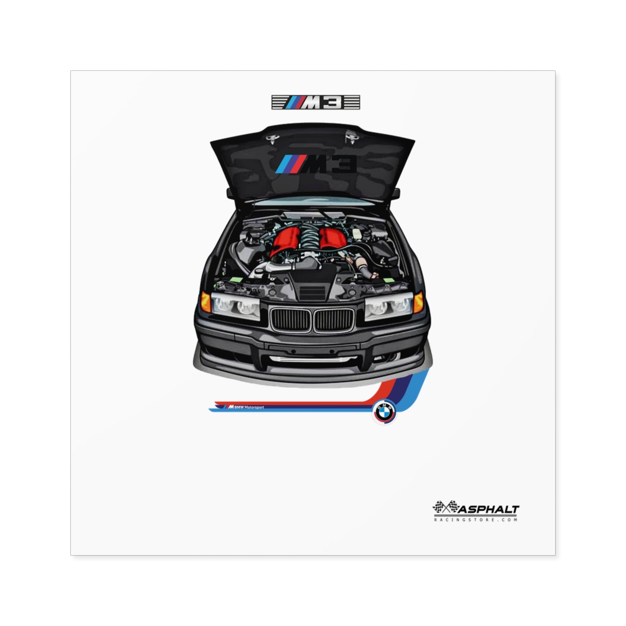 BMW E 36 - 04 Stickers