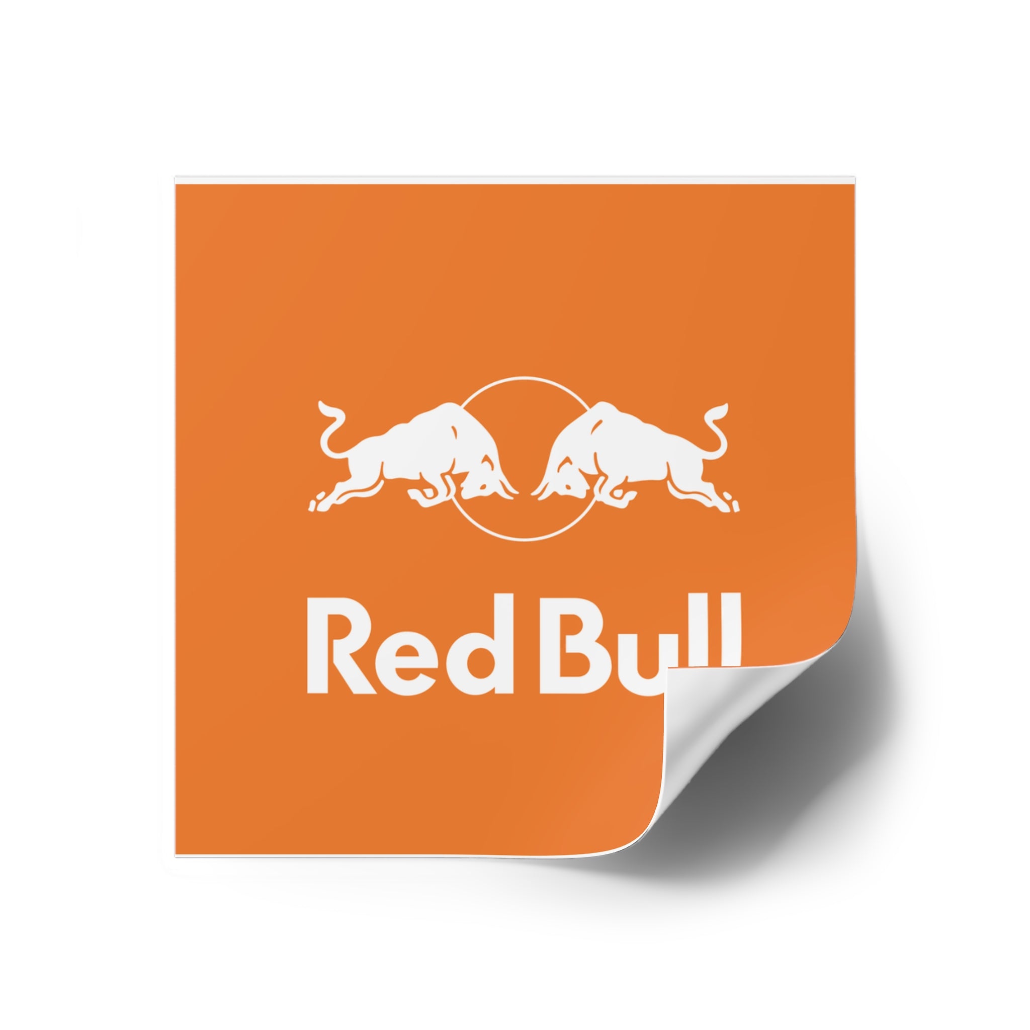 Red Bull Square Stickers - 0FRSTR08