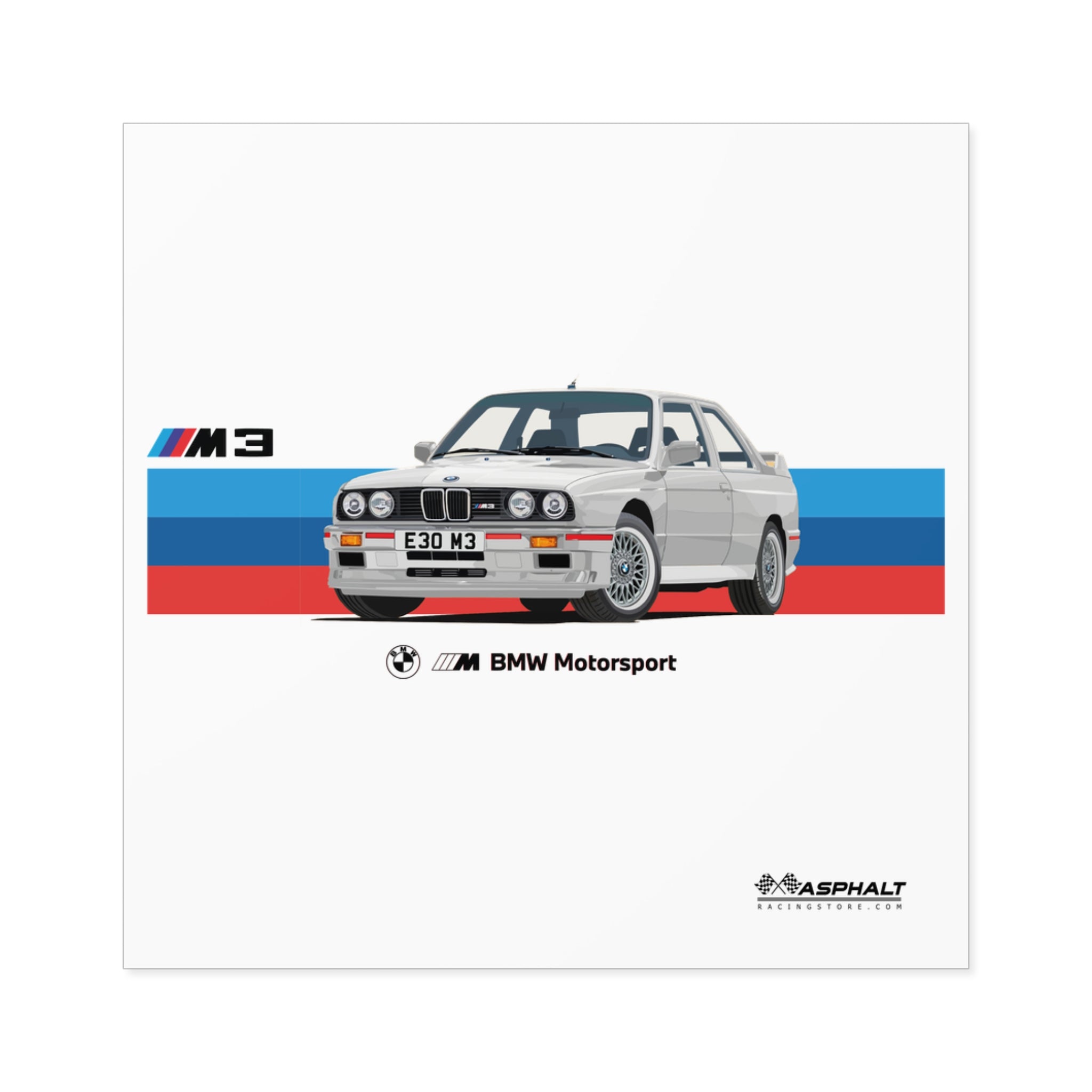 BMW E 30 - 03 Stickers