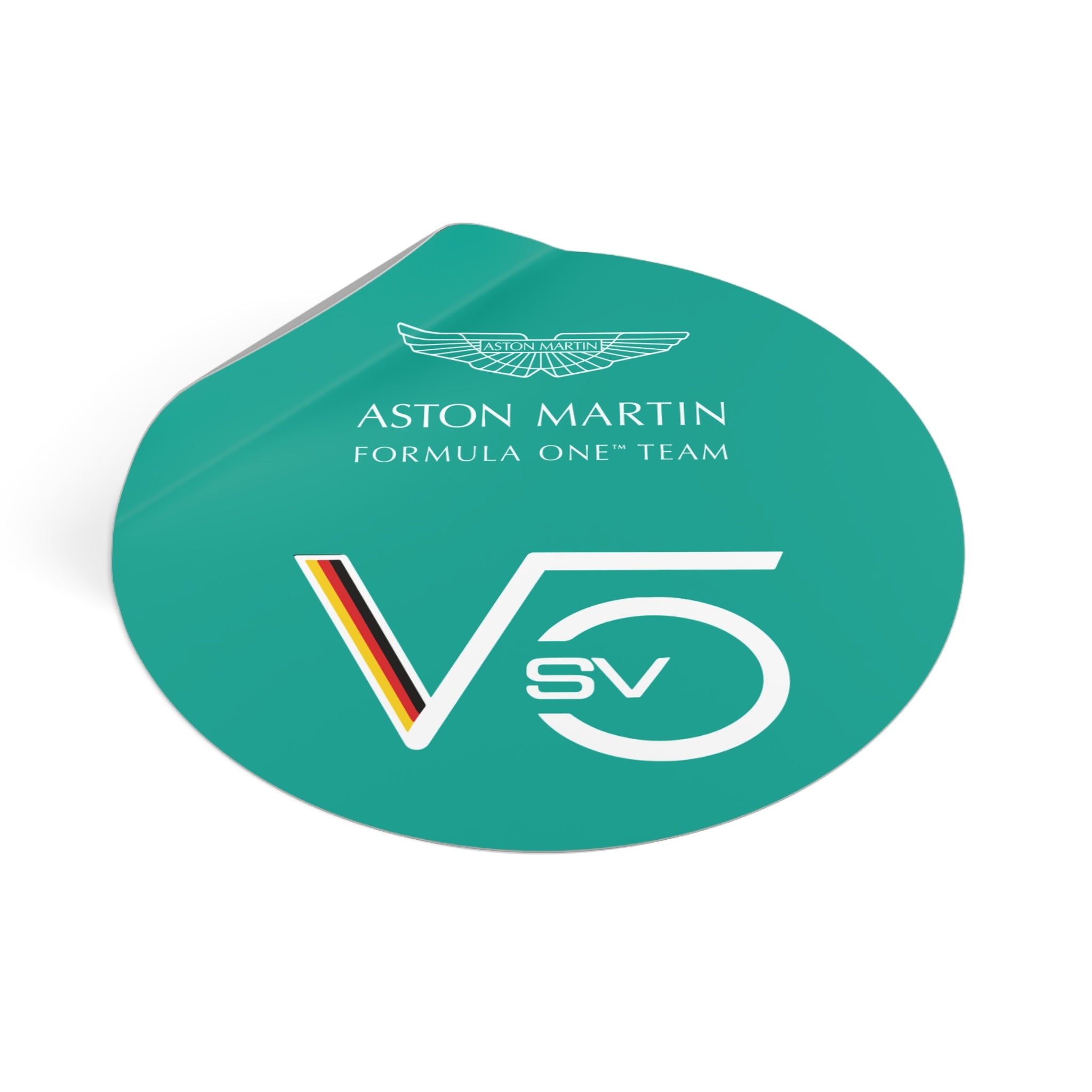 Aston Martin Round Stickers - 03ASTC05