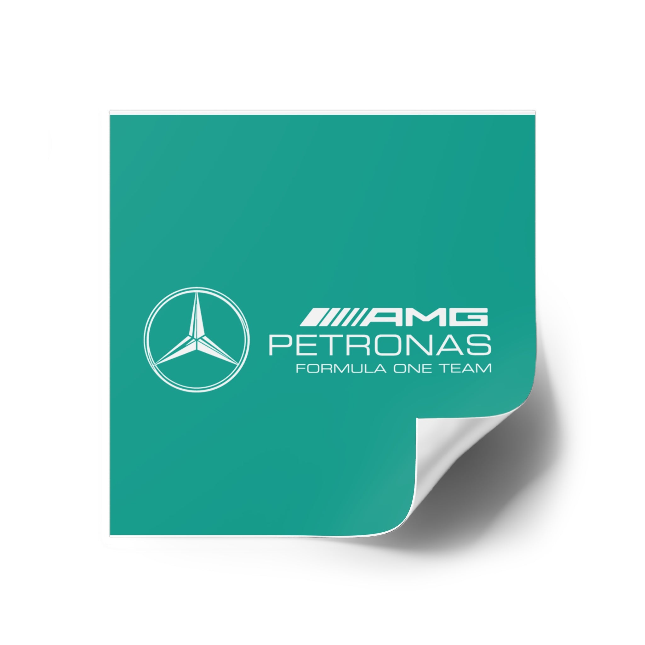 Mercedes Square Stickers - 01MSTR04