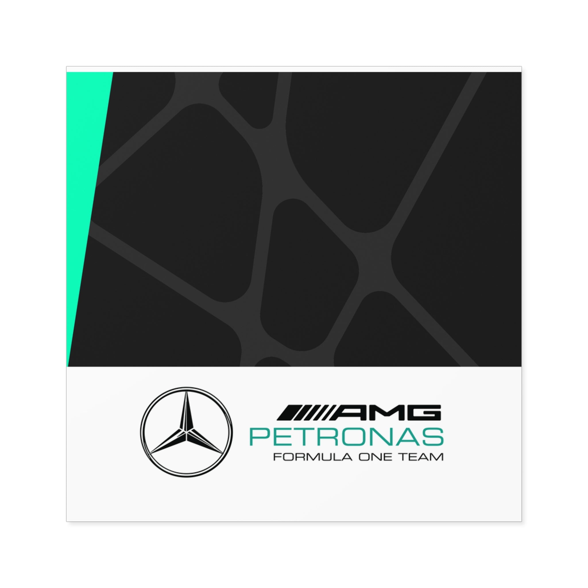 Mercedes Square Stickers - 01MSTR03