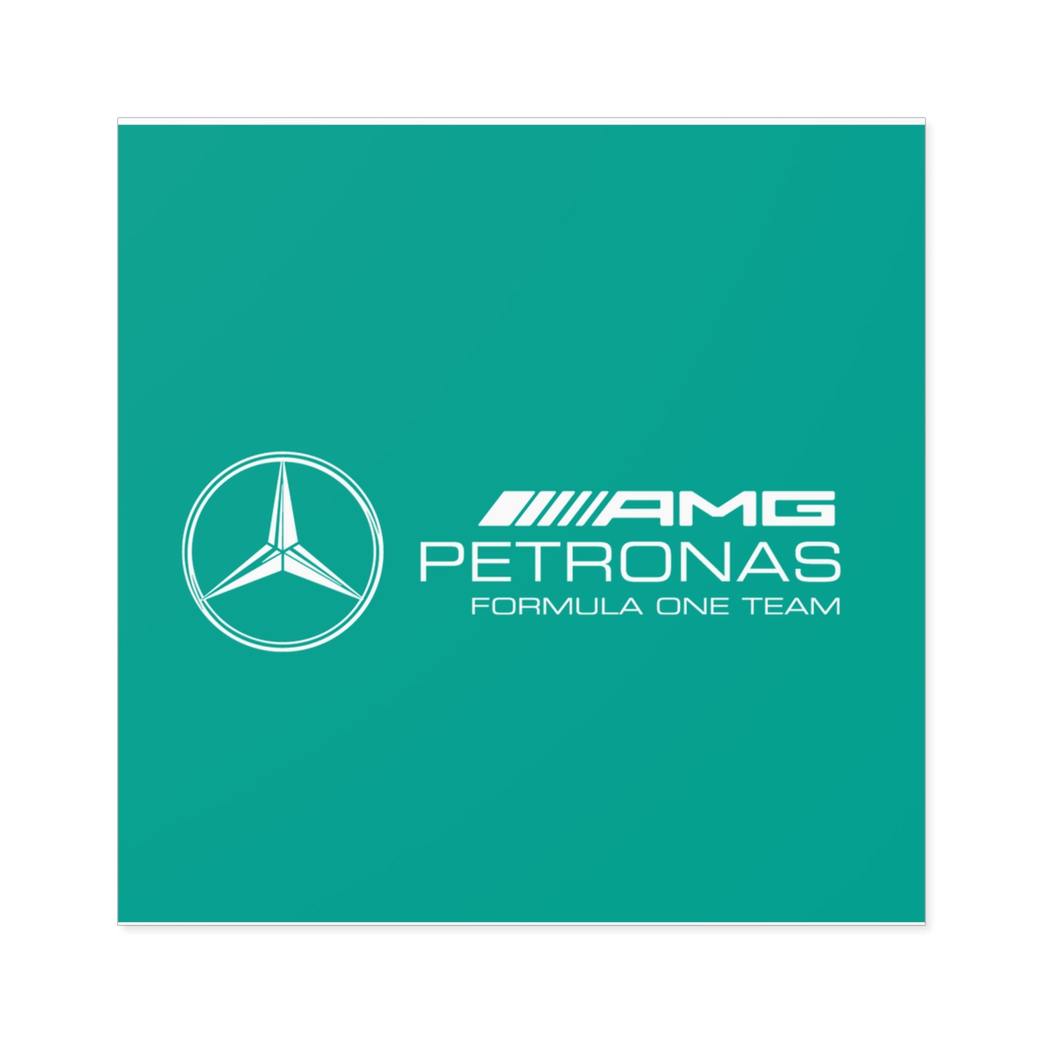 Mercedes Square Stickers - 01MSTR04