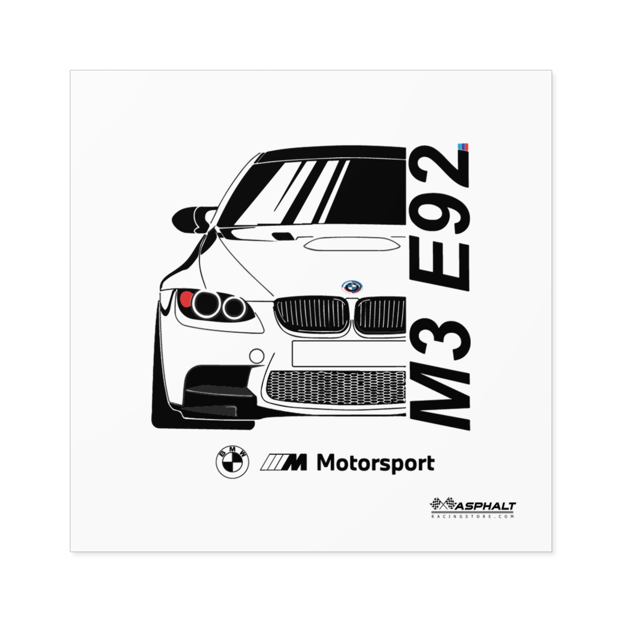 BMW E 92 - 01 Stickers