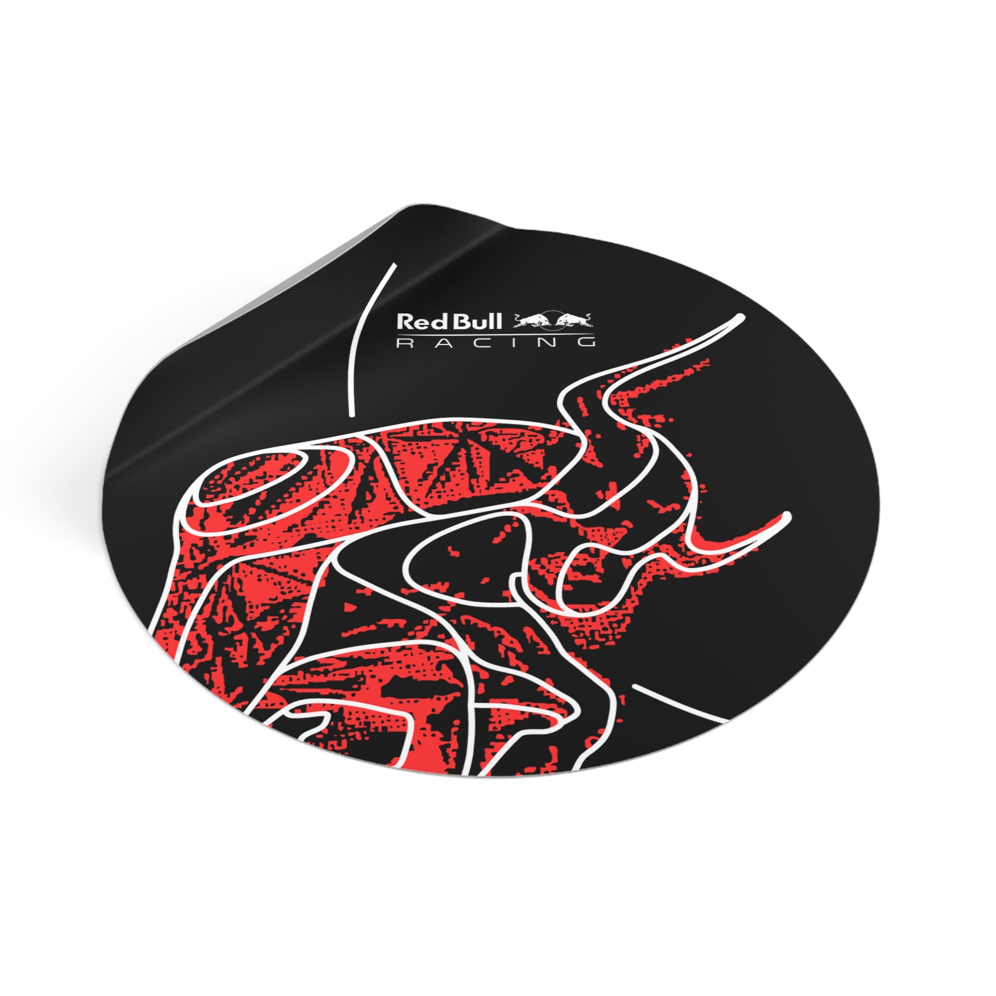 Red Bull Round Stickers - 0FRSTC05